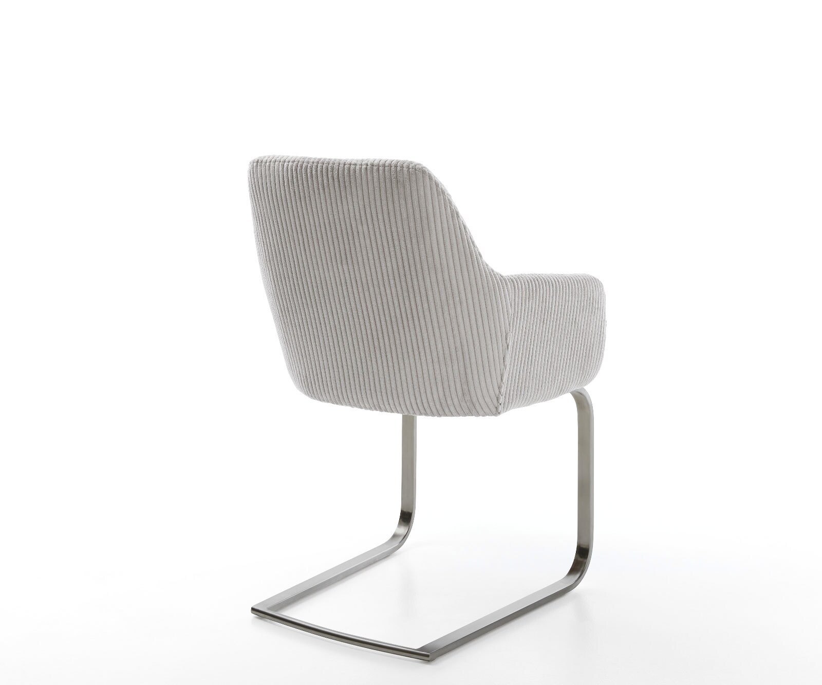 Стол с конзола Pejo-Flex Cord сребристо сив Стол с конзола с плоска графитна сърцевина с джобни пружини 5