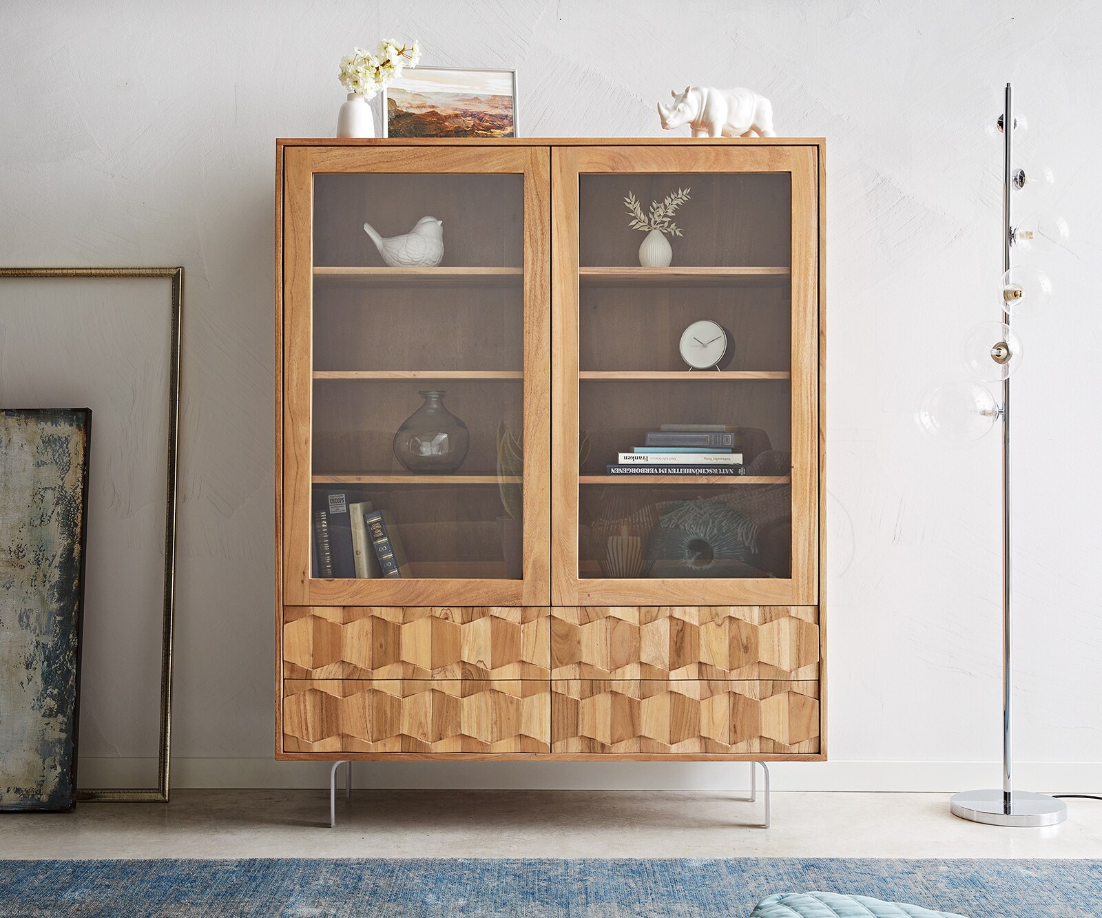  115x150 cm Акация Натурал L-Крак Fevo 1
