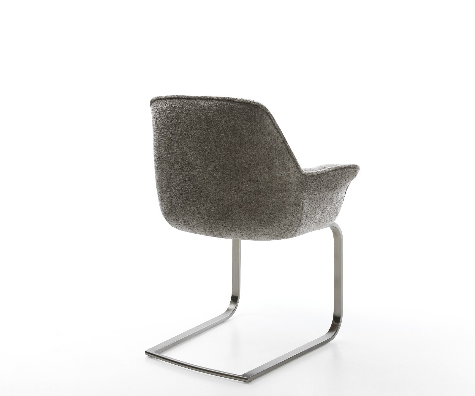 Стол с конзола Kaira-Flex Bouclé Soft Mud Стол с конзола Flat Graphite 4