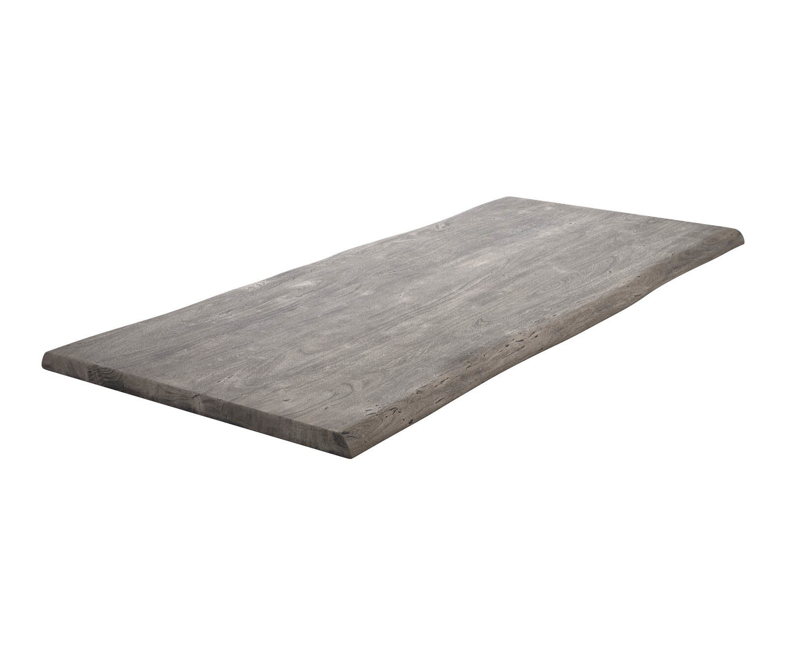 Плот за маса за хранене Edge 220x100cm XL акация платина Live-Edge 1