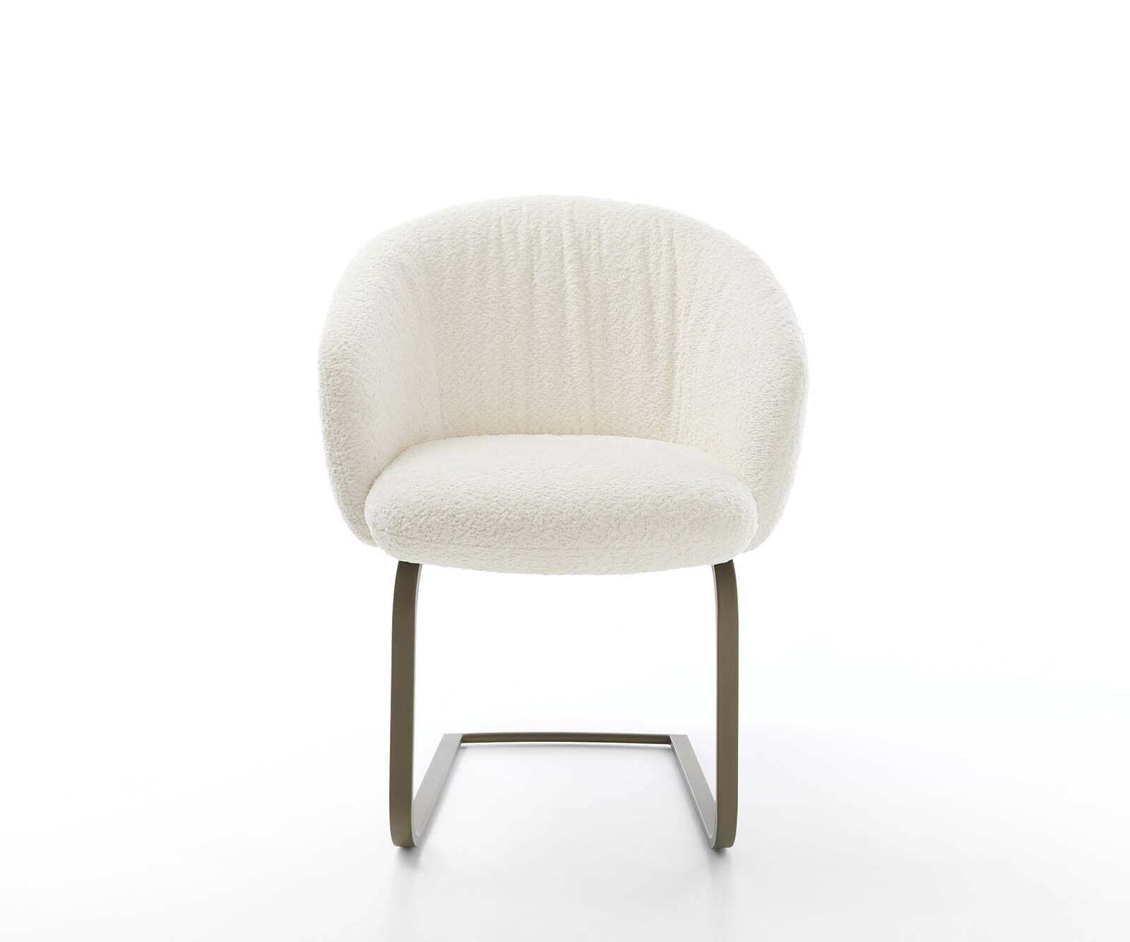 Люлеещ стол с подлакътници Букле Бял Конзолен крак плосък  Титан Покет пружина Caja-Flex 1 Люлеещ стол с подлакътници Букле Бял Конзолен крак плосък  Титан Покет пружина Caja-Flex 1