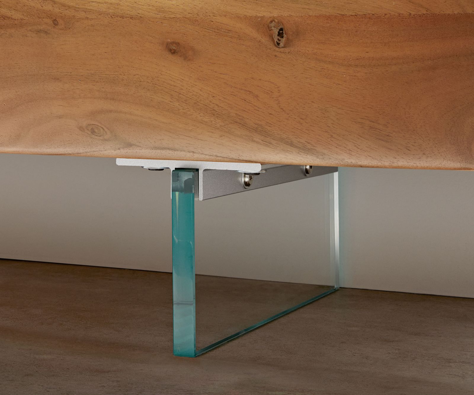 Плаваща основа от стъкло 15 см за мебели с дълбочина 35 см (комплект от 2) 1