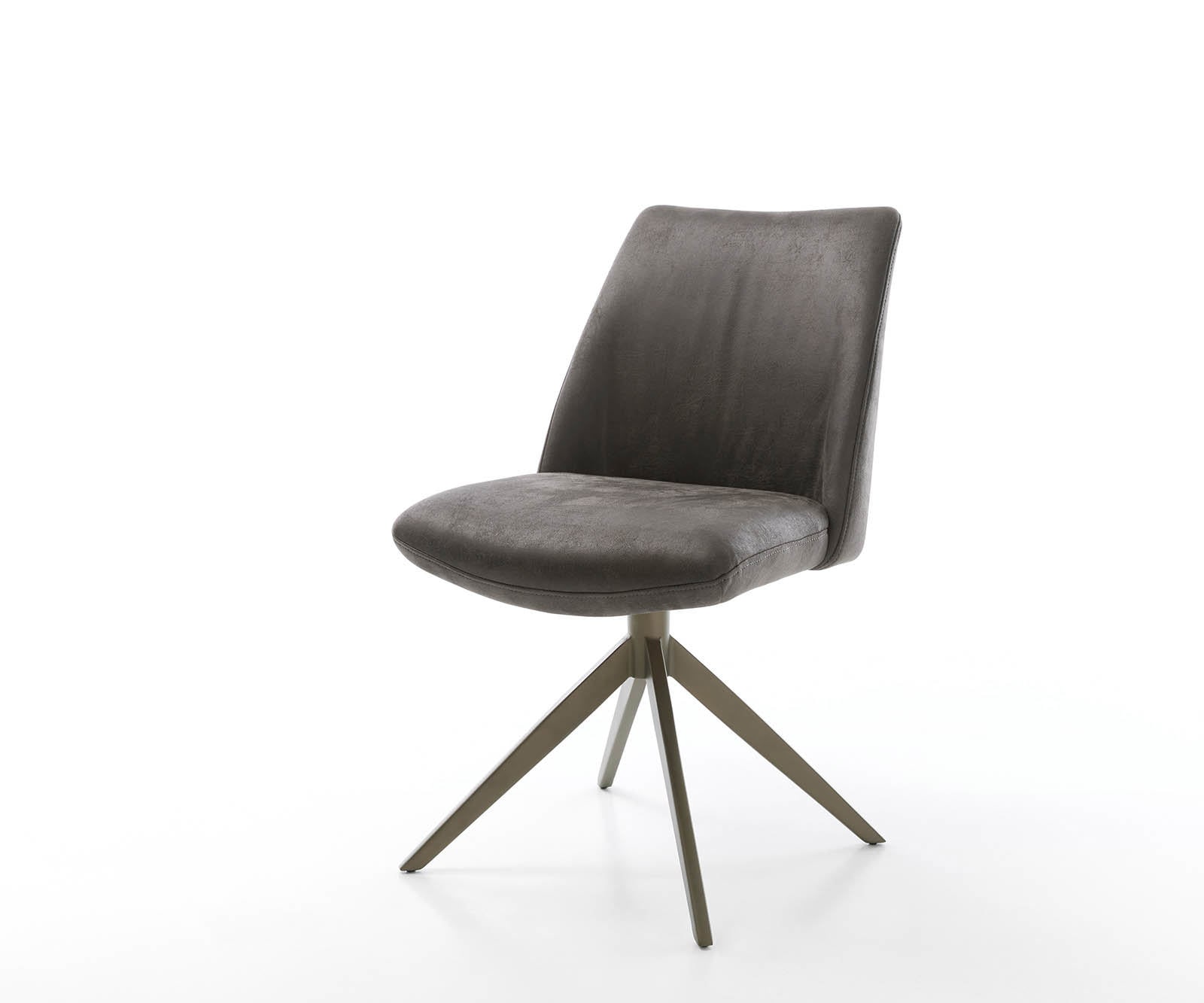 Врътящ се стол Антрацит Винтидж Конус крак плосък  Titan 360° въртящ се Покет пружина Elso-Flex Врътящ се стол Антрацит Винтидж Конус крак плосък  Titan 360° въртящ се Покет пружина Elso-Flex