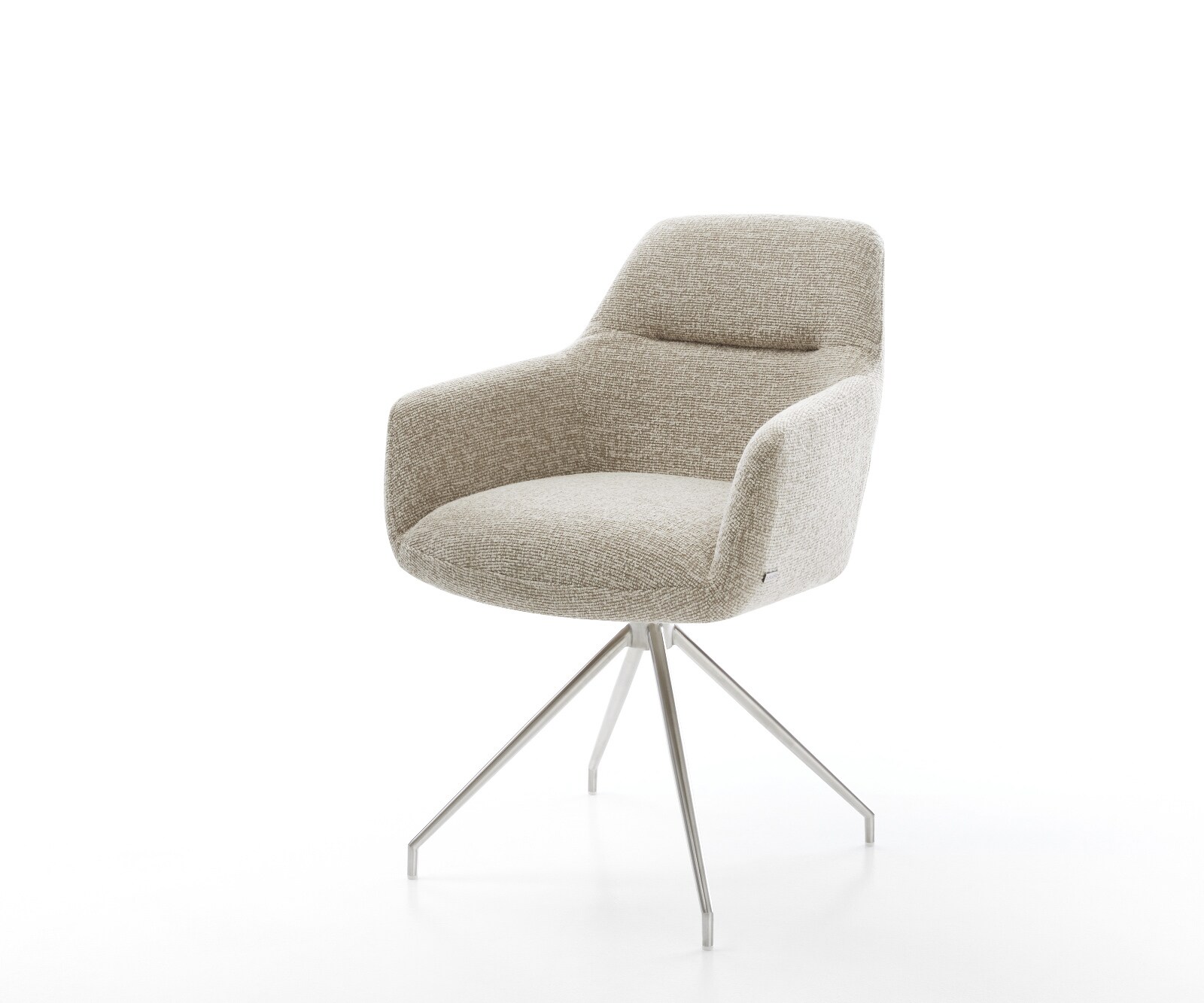 Стол за хранене Pejo-Flex Тъкан Soft Beige Кръстосана конична рамка сърцевина от джобни пружини от неръждаема стомана 1