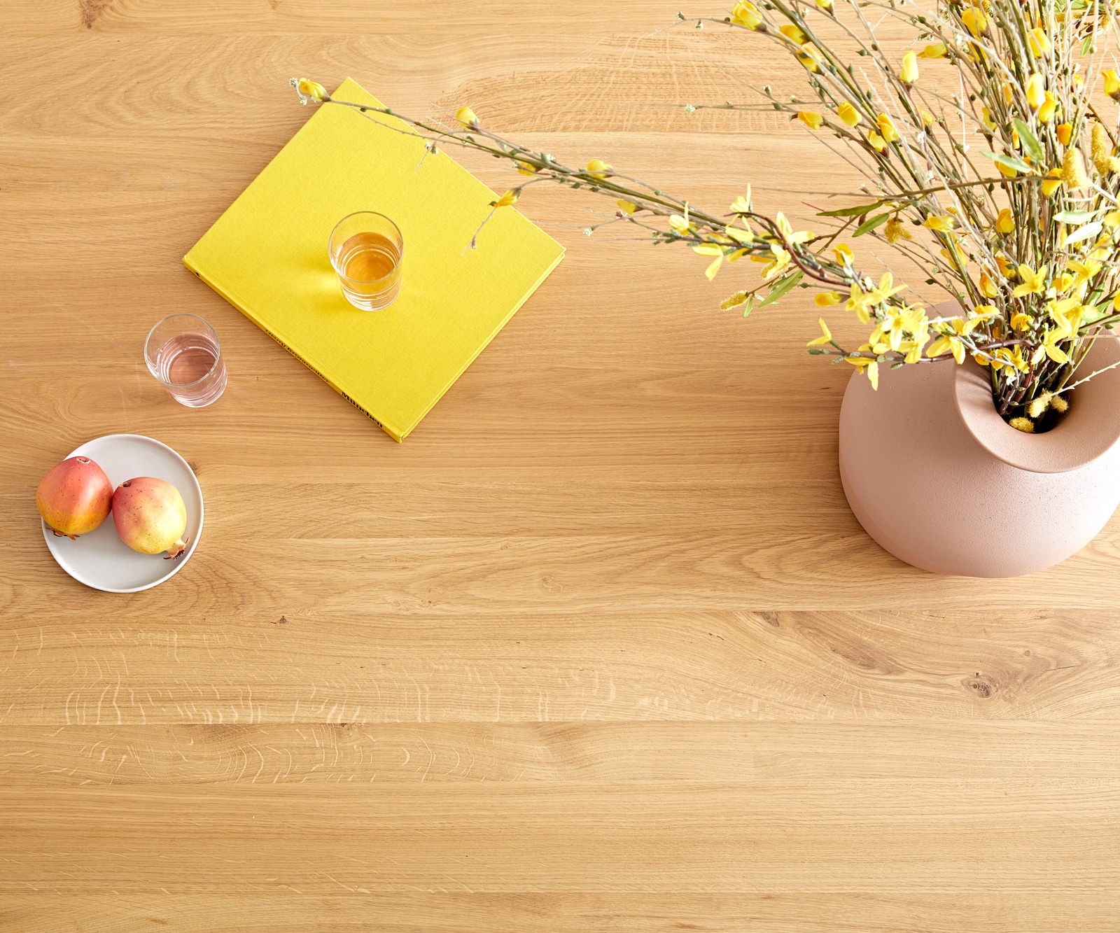 Маса Boot 200x100 Дъб Натурал Неръждаема стомана под ъгъл Швейцарски ръб Edge 6