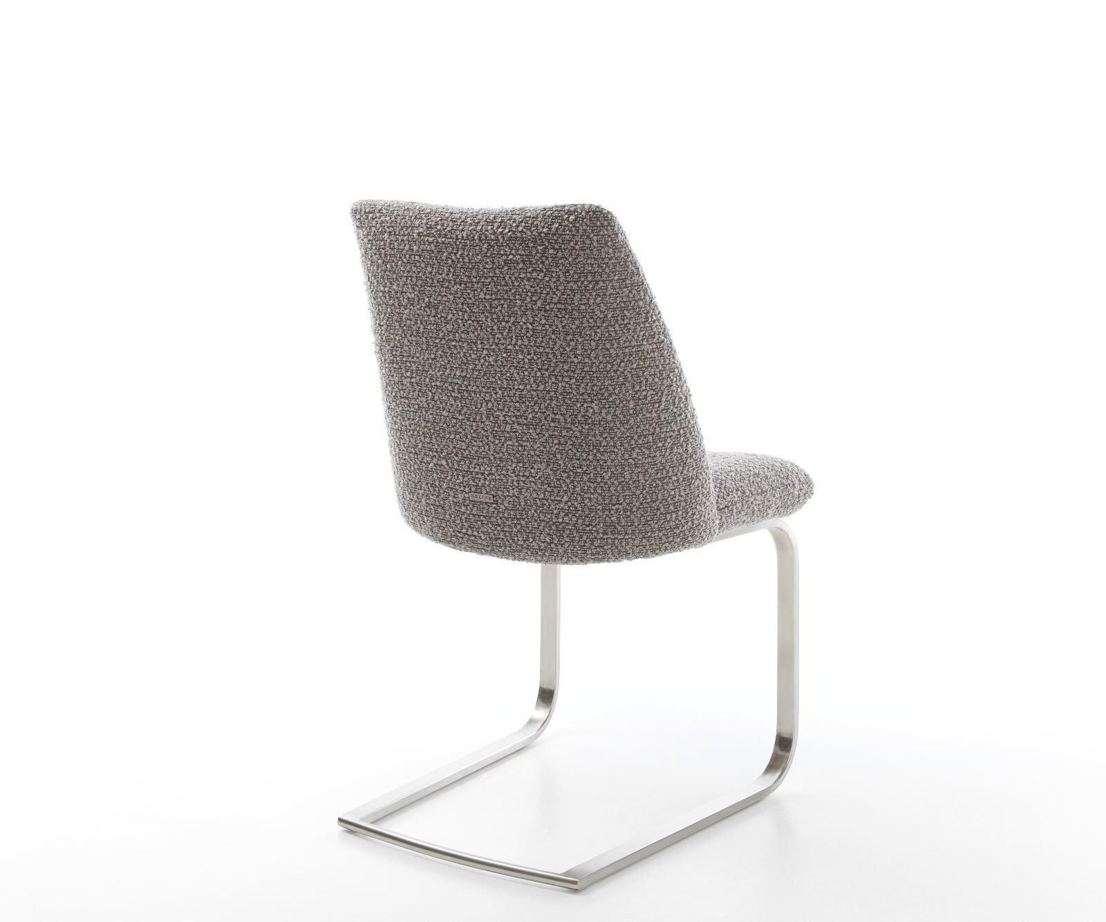 Люлеещ стол Букле Сребристо сив Конзолен крак плосък Неръждаема стомана Покет пружина Elso-Flex 5