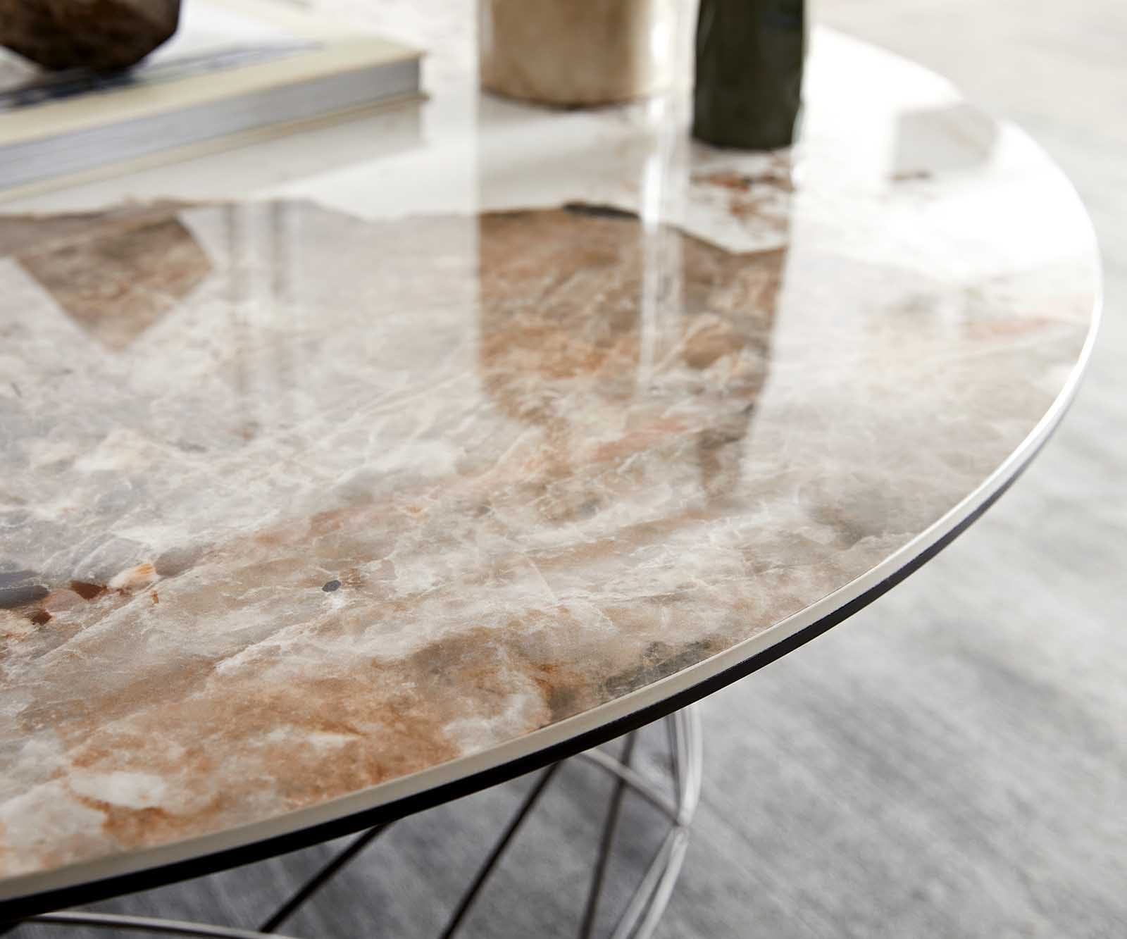 Холна маса 100x100 cm Керамика Minas Melange бял-бежов Основа Метал Ефектен финиш Titan Lassina 5 Холна маса 100x100 cm Керамика Minas Melange бял-бежов Основа Метал Ефектен финиш Titan Lassina 5