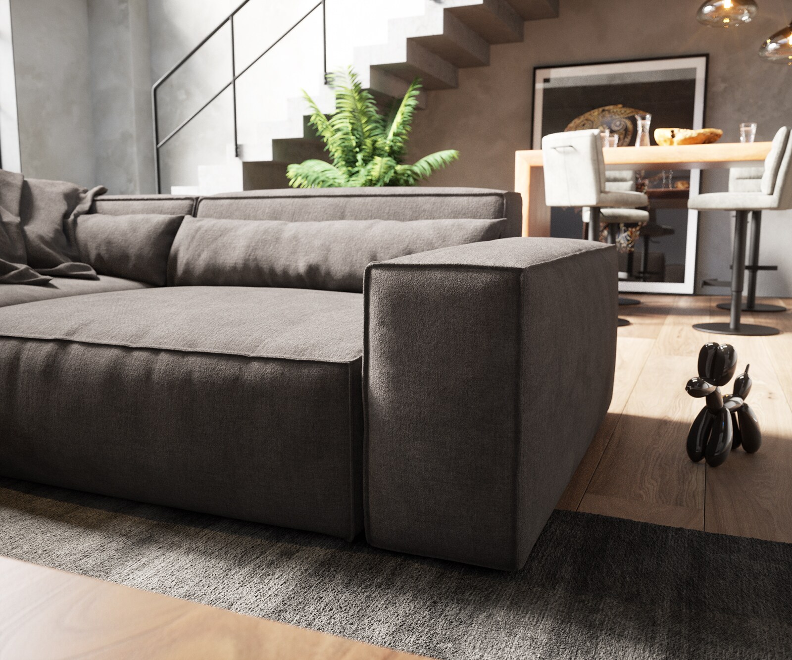  XL 360x260 cm Микрофибър КакиКафяв Лежанка вариации Sirpio 5