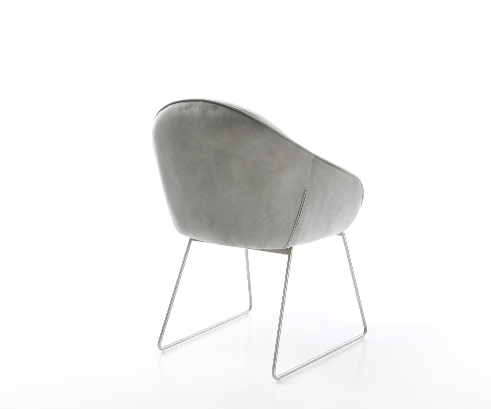 Кресло Сив Кадифе Извити крака Неръждаема стомана Gaio-Flex 5 Кресло Сив Кадифе Извити крака Неръждаема стомана Gaio-Flex 5