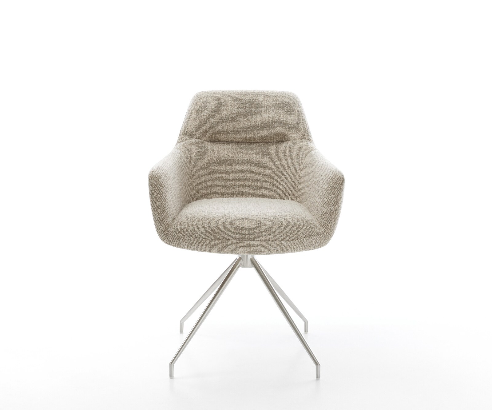 Стол за хранене Pejo-Flex Тъкан Soft Beige Кръстосана конична рамка сърцевина от джобни пружини от неръждаема стомана 2