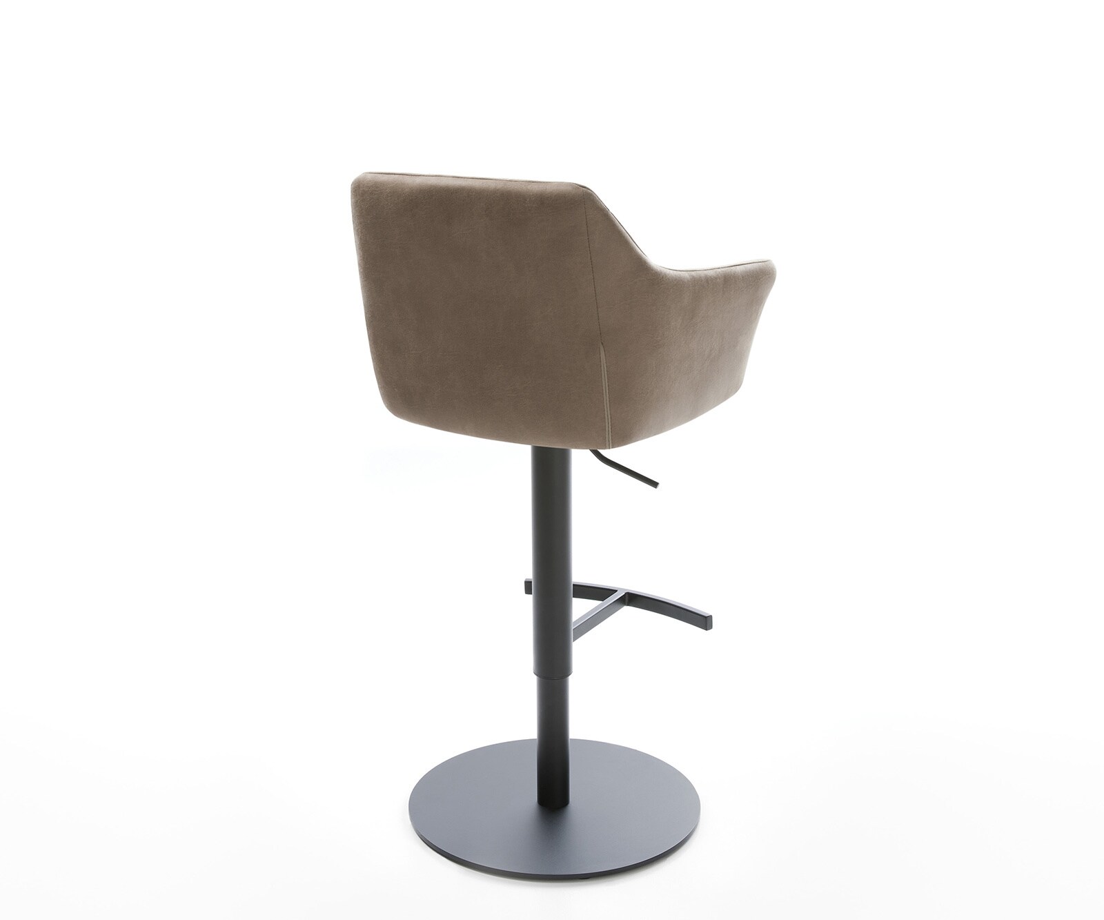 Бар стол Винтидж Таупе Въртяща се основа с регулируема височина Метал Yulo-Flex 4 Бар стол Винтидж Таупе Въртяща се основа с регулируема височина Метал Yulo-Flex 4