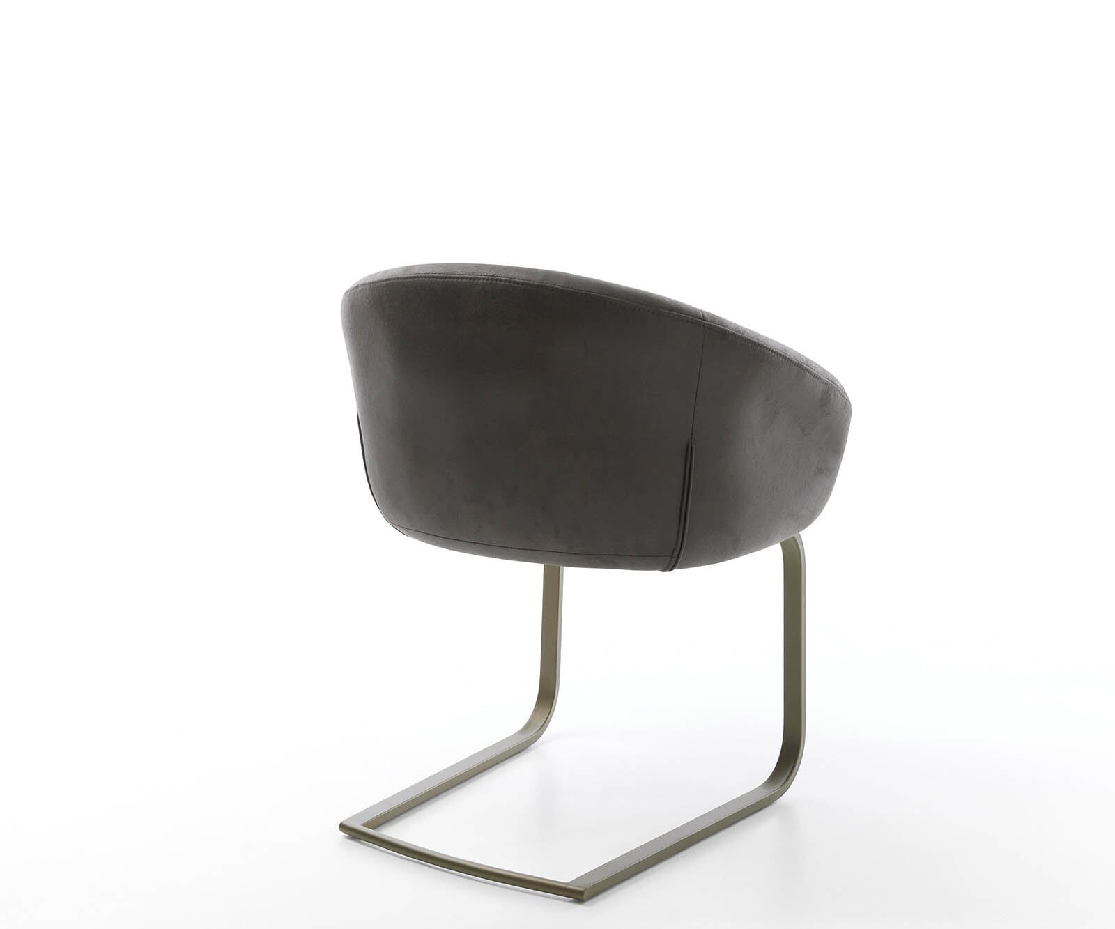 Люлеещ стол с подлакътници Антрацит Винтидж Конзолен крак плосък  Титан Покет пружина Vinka-Flex 5