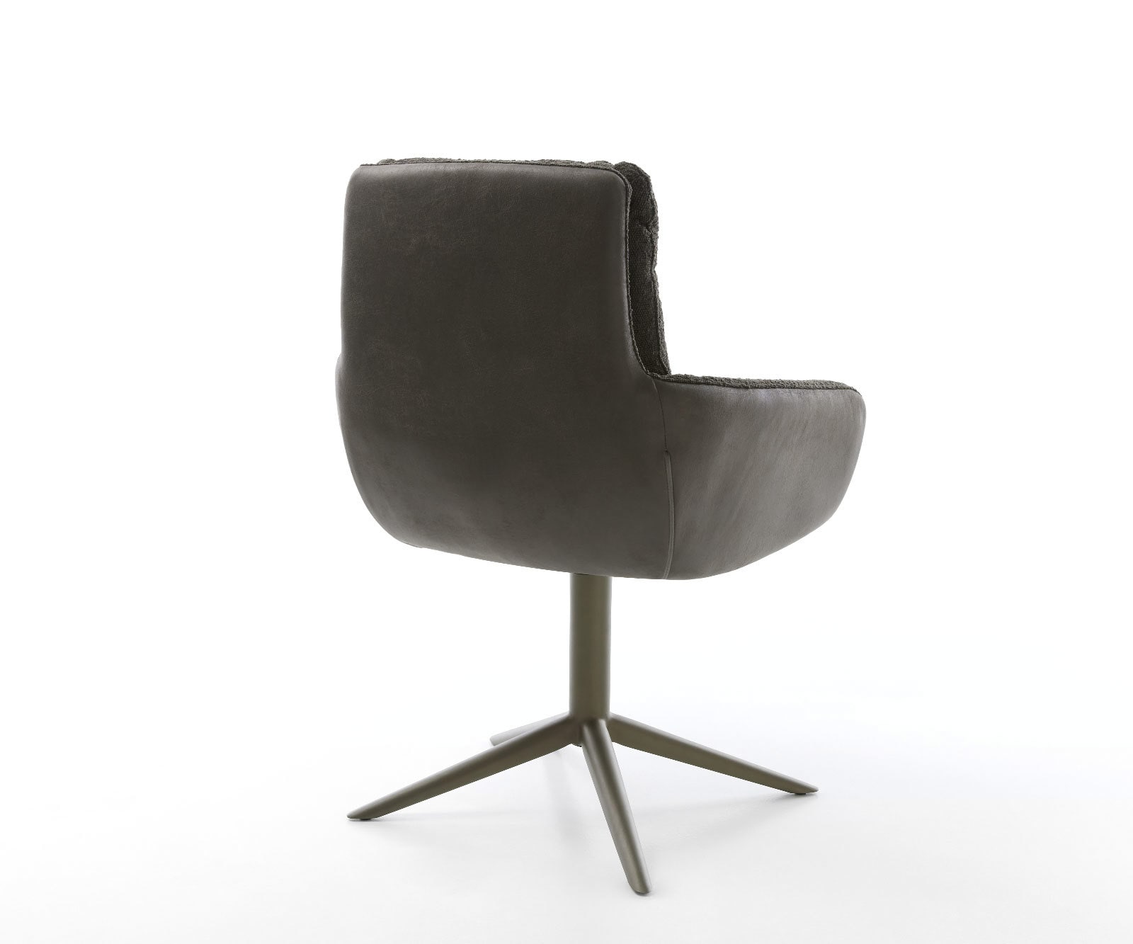 Врътящ се стол с подлакътници Комбинация от дамаски Черен Офис основа  Titan 360° въртящ се Люлеещ се Abelia-Flex 4 Врътящ се стол с подлакътници Комбинация от дамаски Черен Офис основа  Titan 360° въртящ се Люлеещ се Abelia-Flex 4