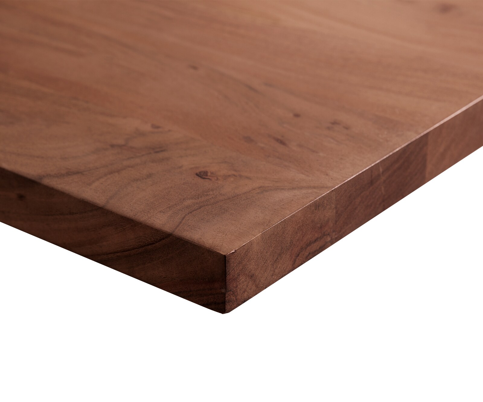 Маса 200x100cm XL Акация Кафяв Spider плоска стомана Неръждаема стомана Edge 4
