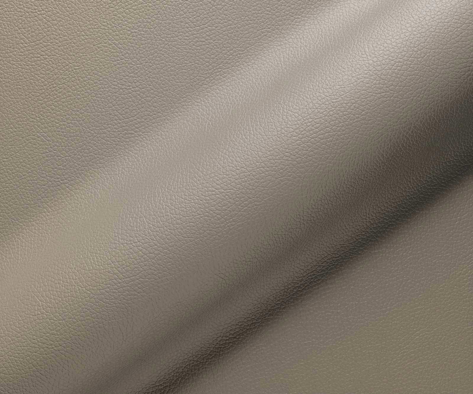 Врътящ се стол с подлакътници Естествена кожа Сиво-Кафяв Конус крак плосък Черен 360° въртящ се Покет пружина Heira-Flex 3