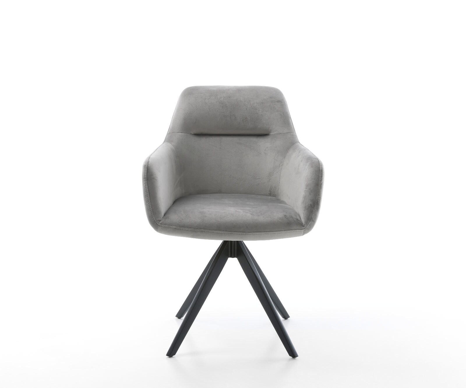 Врътящ се стол Кадифе Сив Конус крак  Черен 180° въртящ се Pejo-Flex 1 Врътящ се стол Кадифе Сив Конус крак  Черен 180° въртящ се Pejo-Flex 1