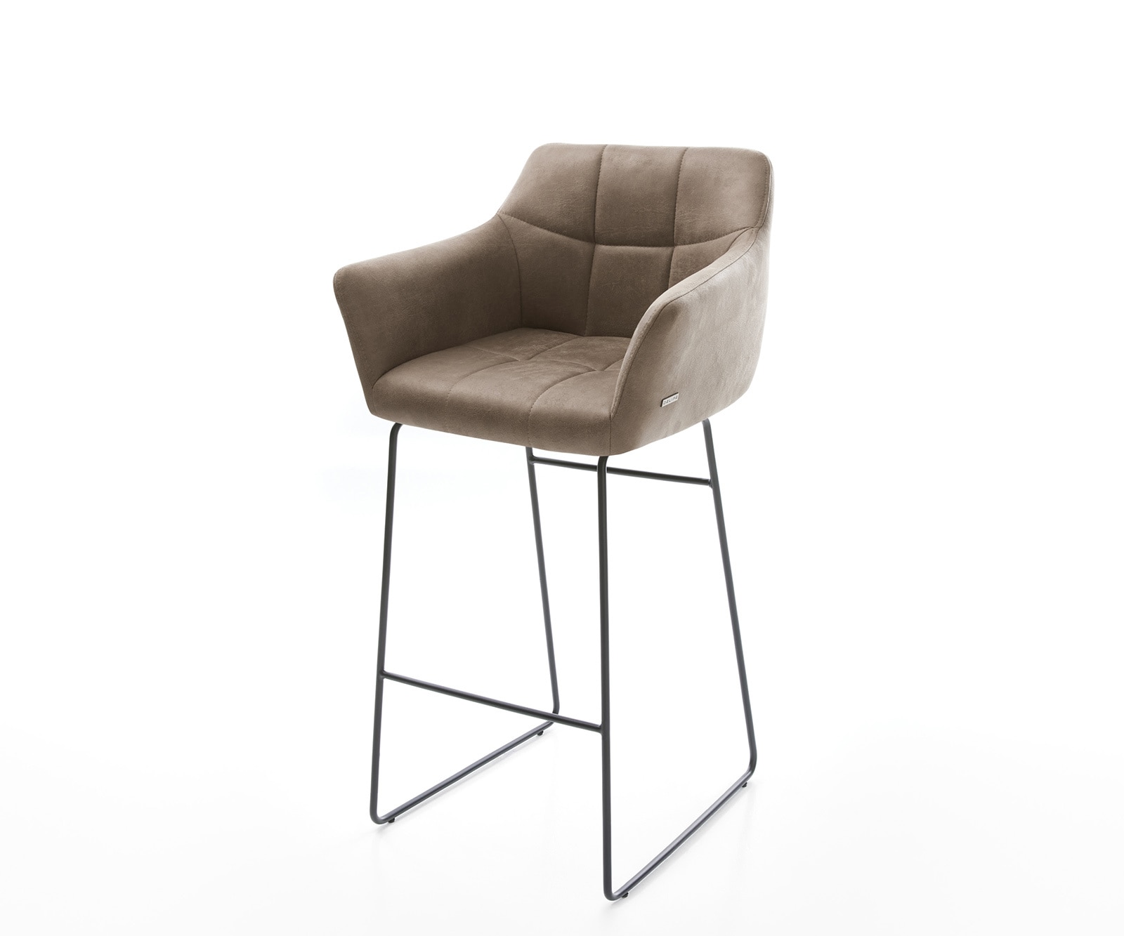 Бар стол Винтидж Таупе Извити крака Метал Yulo-Flex Бар стол Винтидж Таупе Извити крака Метал Yulo-Flex