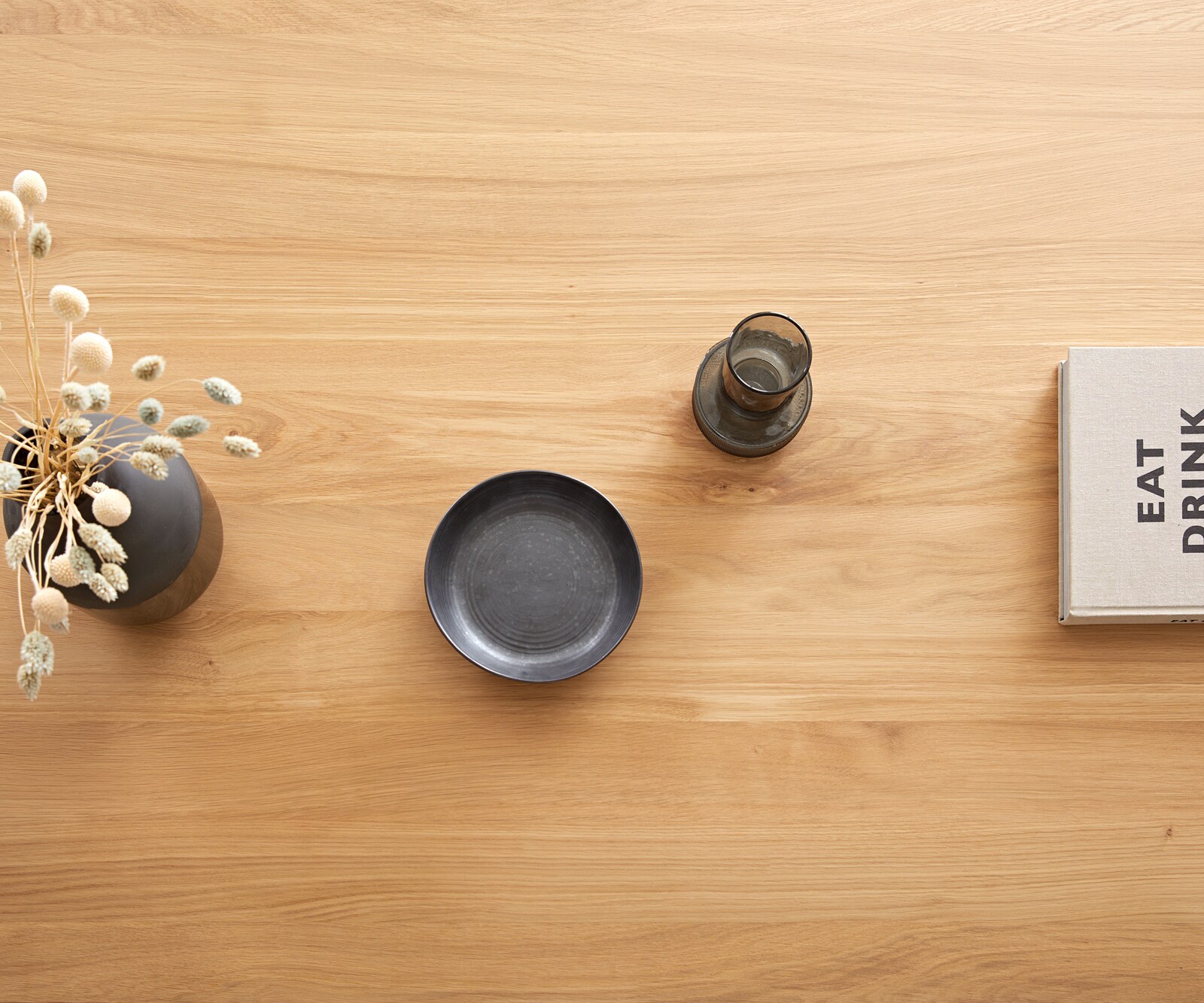 Маса 300x100 Дъб Натурал Spider плоска стомана Черен Edge 5