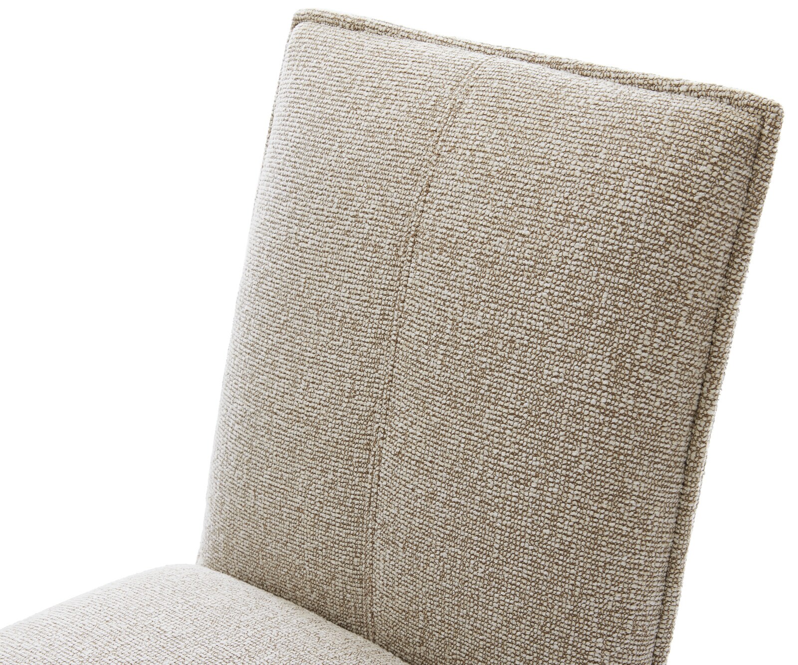 Стол с конзола Lelio-Flex тъкан Soft Beige Стол с конзола с плоска сърцевина от джобни пружини от неръждаема стомана 4