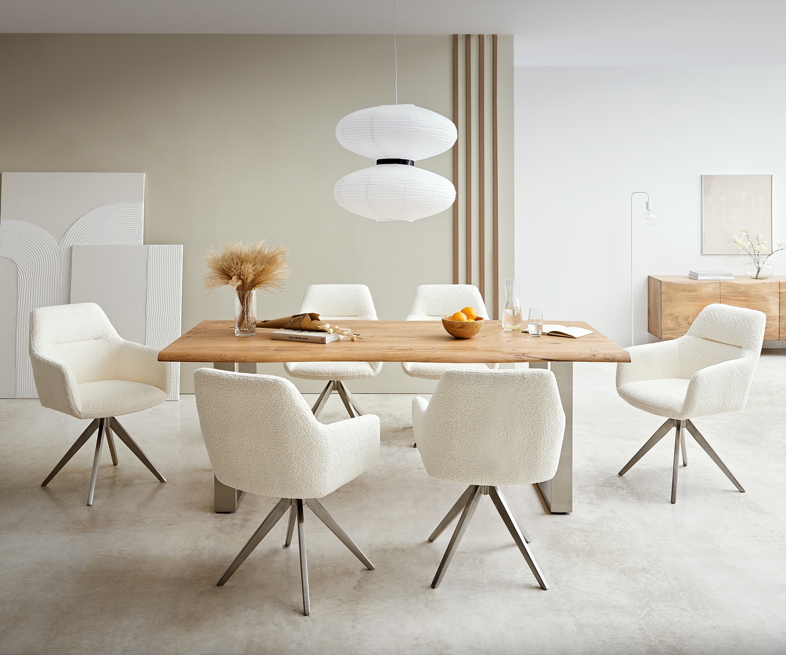 Врътящ се стол Букле Бял Конус крак  Неръждаема стомана 180° въртящ се Pejo-Flex 4 Врътящ се стол Букле Бял Конус крак  Неръждаема стомана 180° въртящ се Pejo-Flex 4