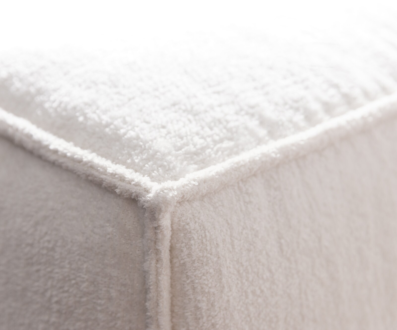 Дневен кът Freestyle 360x290 cm Bouclé Soft Beige с тръбен шев 4