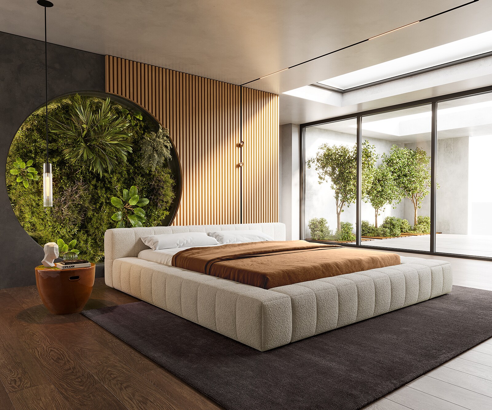 Дизайнерска основа за легло Espazio с място за съхранение