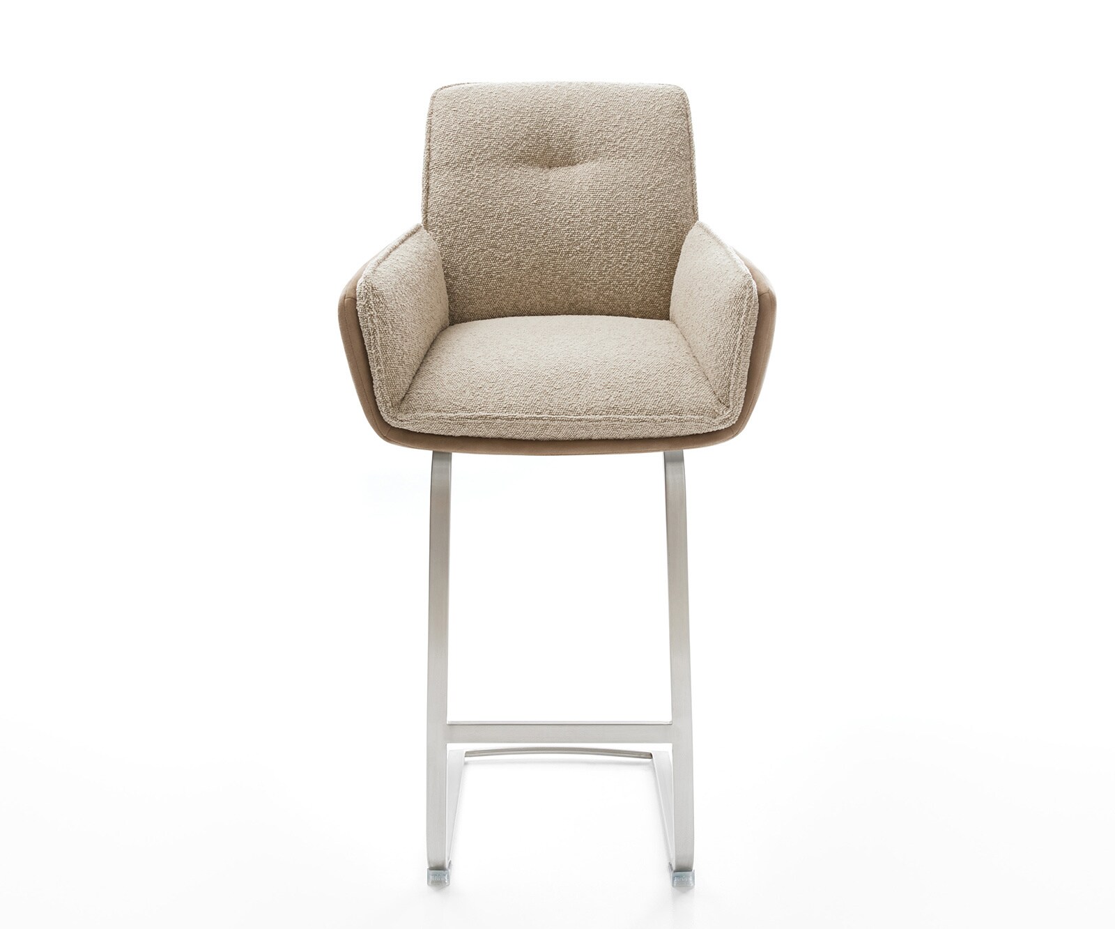 Барстол Nela-Flex материал микс кал конзола плоска неръждаема стомана джоб пружина ядро 1