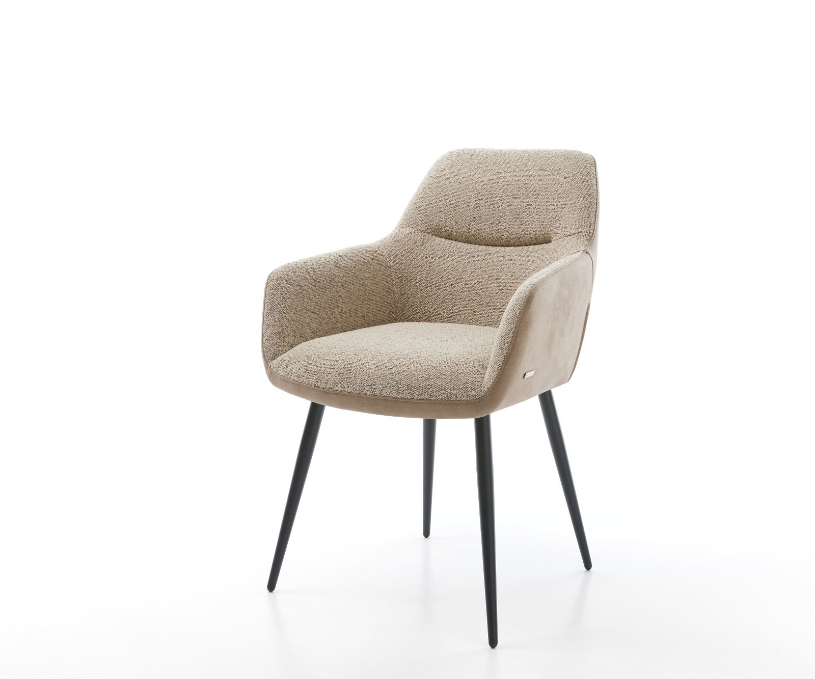 Стол за хранене Pejo-Flex материал микс кал 4-крака конусовидна черна сърцевина с джобни пружини