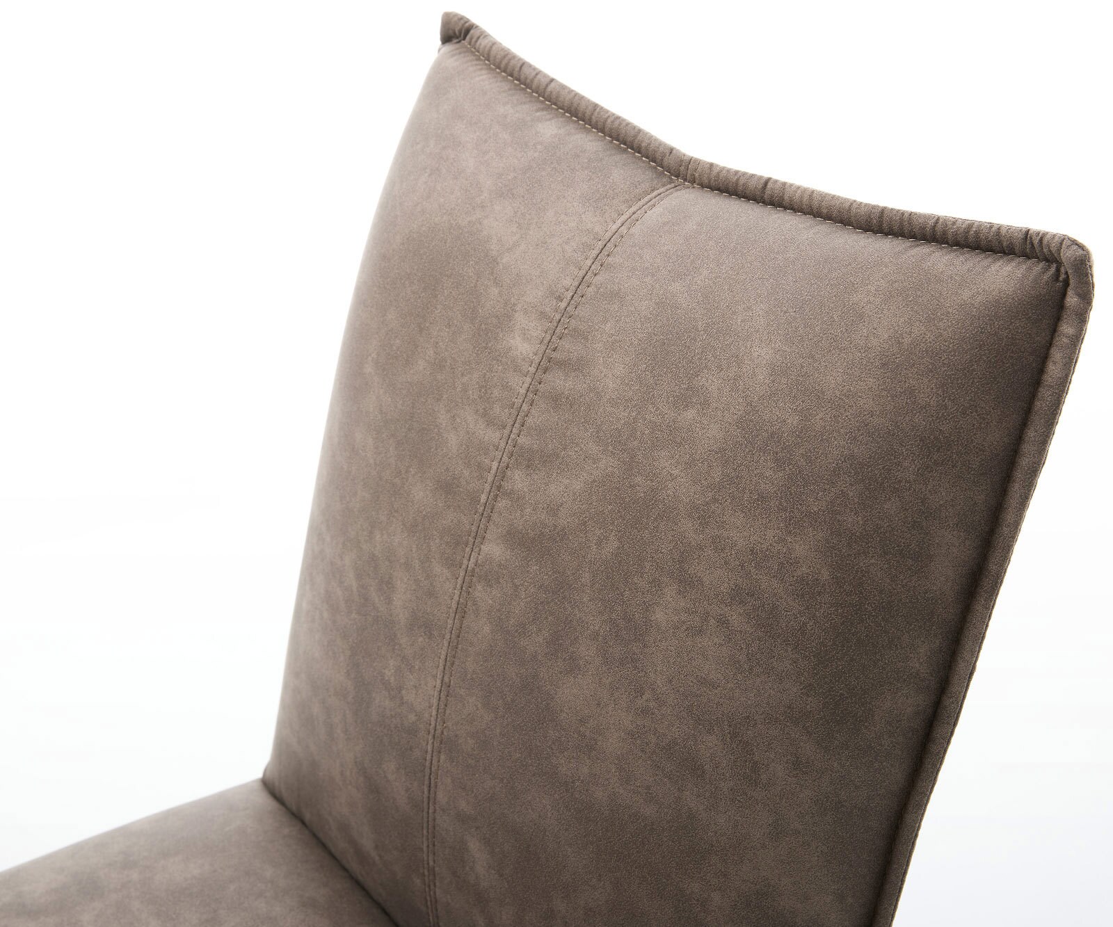 Стол с конзола Lelio-Flex микрофибър сив реколта стол с конзола плосък графит джоб пружина сърцевина 4