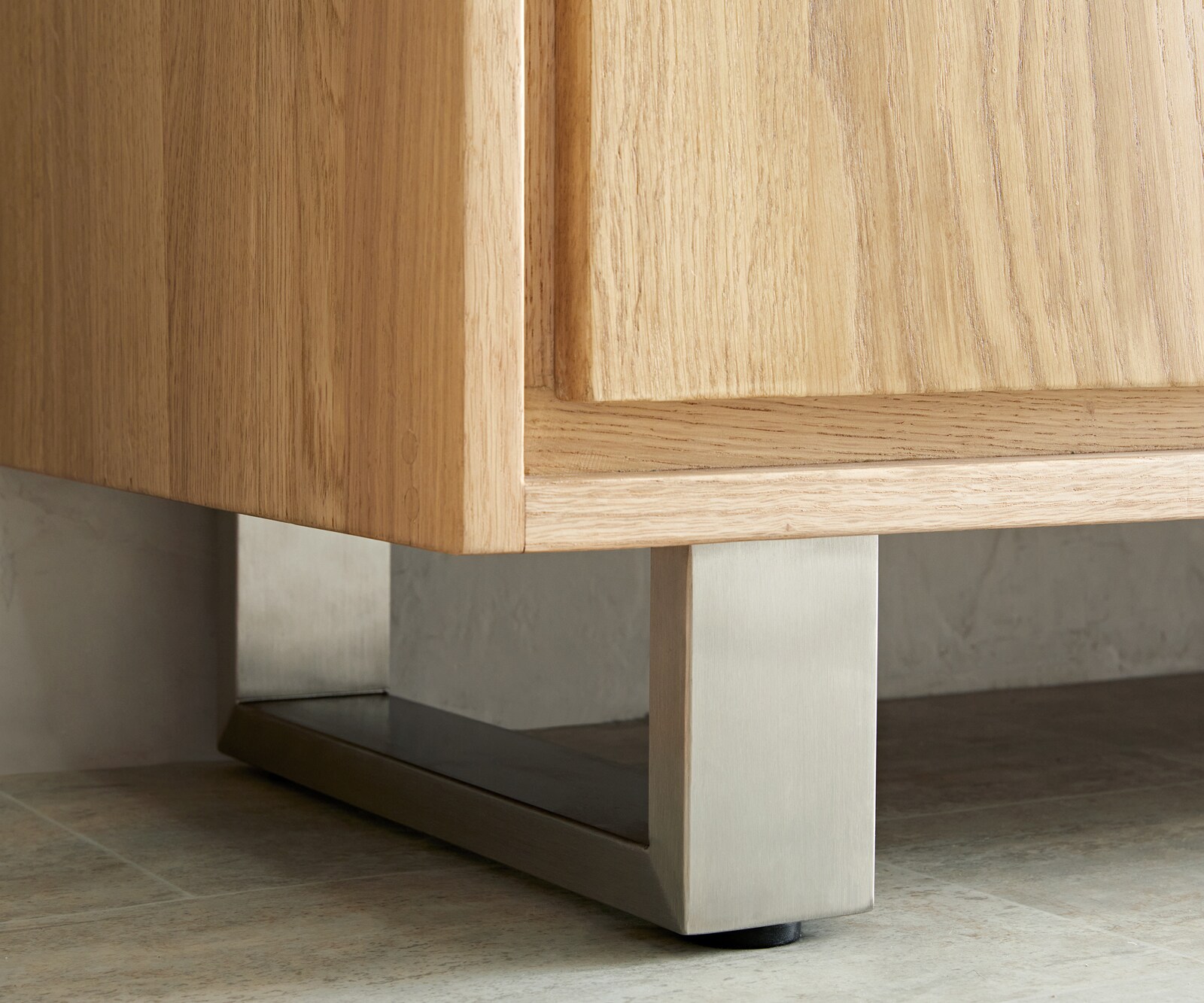 Бюфет Live-Edge 170 cm, естествен дъб 3 чекмеджета 4 врати 9