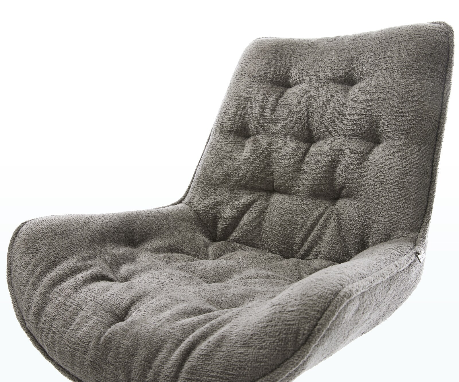 Стол с конзола Taimi-Flex Bouclé Soft Mud Стол с конзола с плосък ефект покритие титан 3