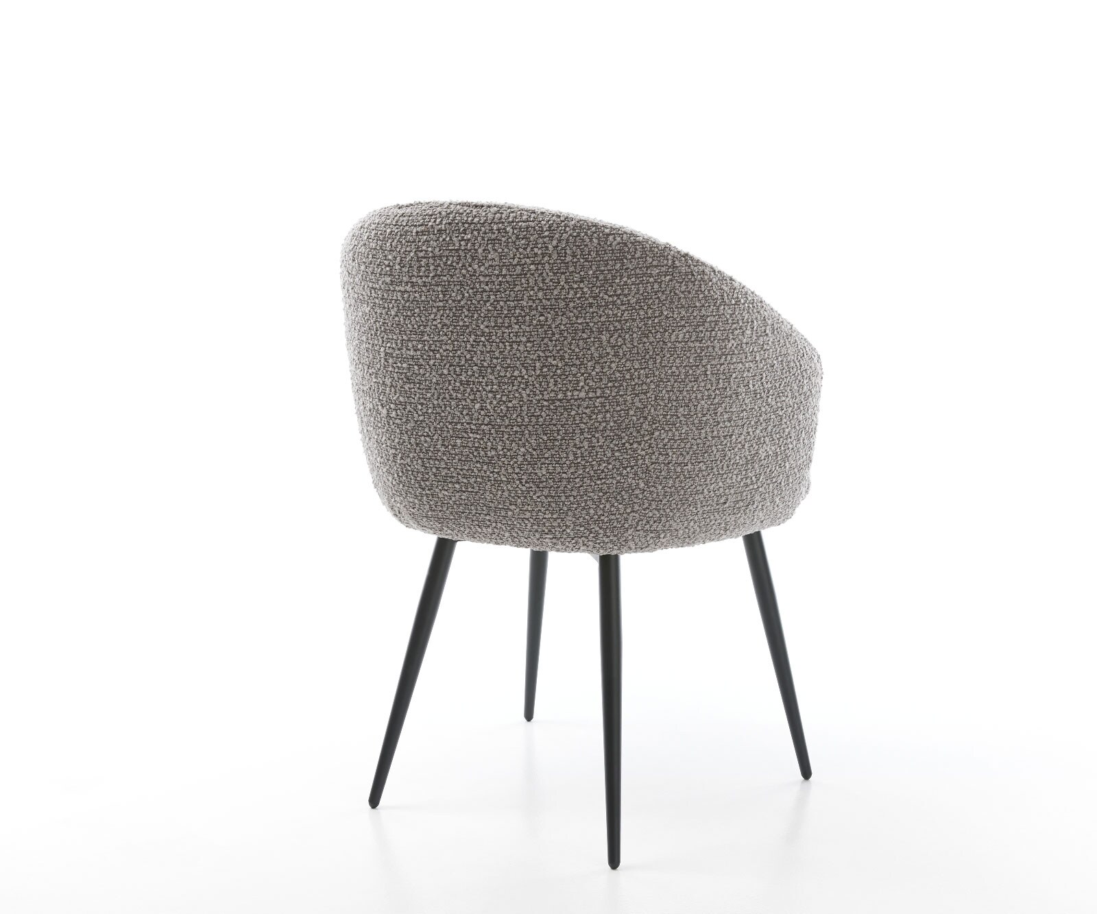 Стол Букле Сребристосив 4-крака Прави Черни Покет пружина Caja-Flex 5