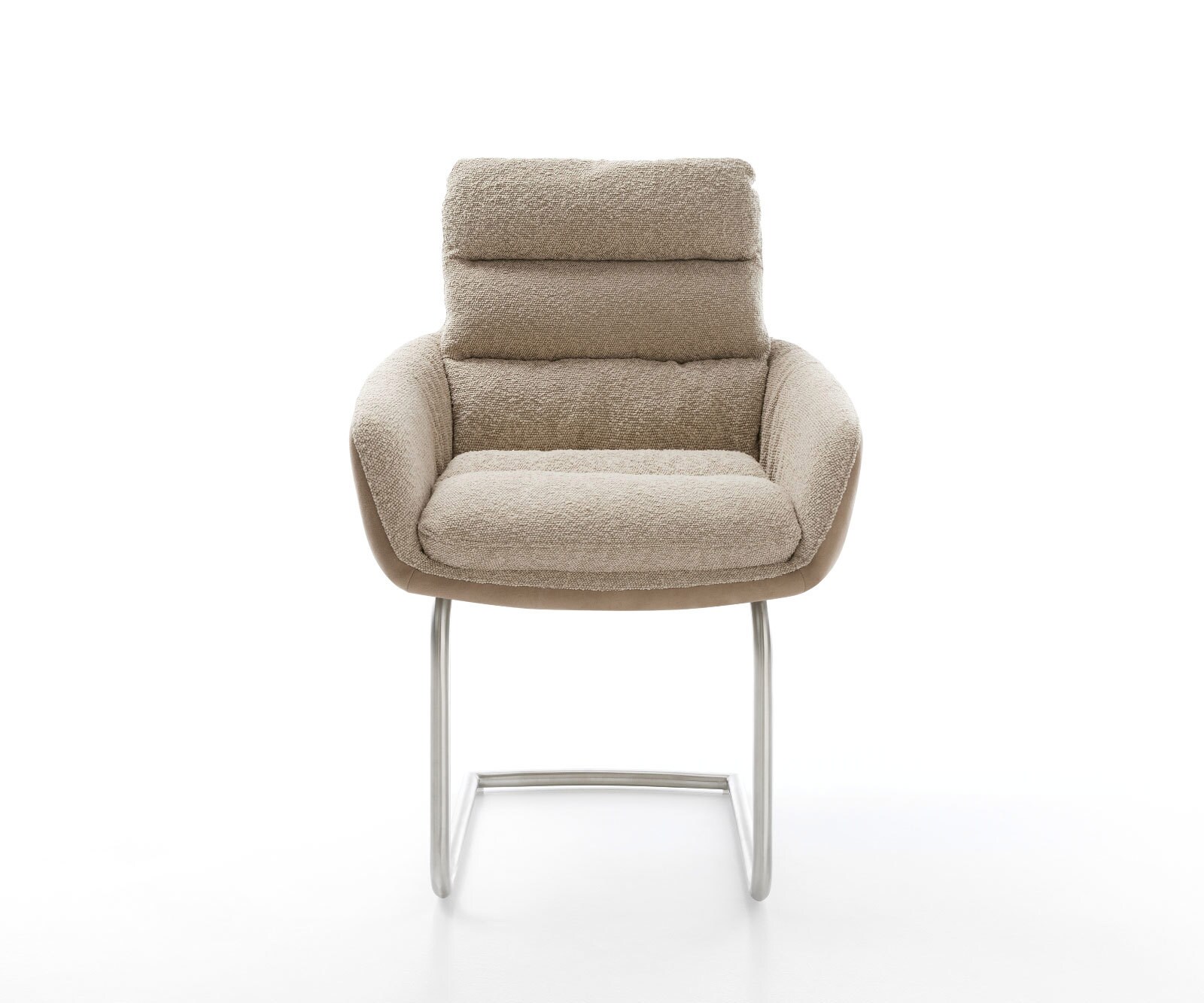 Конзолен стол Abelia-Flex с подлакътници Материал микс кал Конзолен стол кръгъл от неръждаема стомана 2