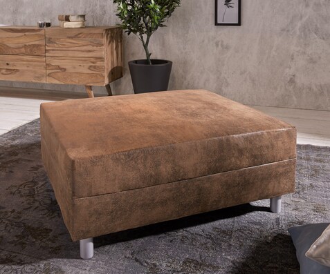 Табуретка B98 x T83 Кафяв Модулен Антик Визия Clovis
