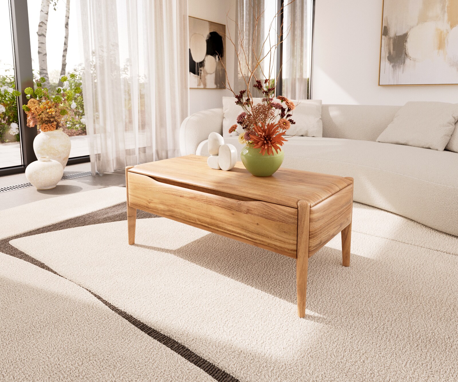 Couchtisch Simcha Akazie Natur 3