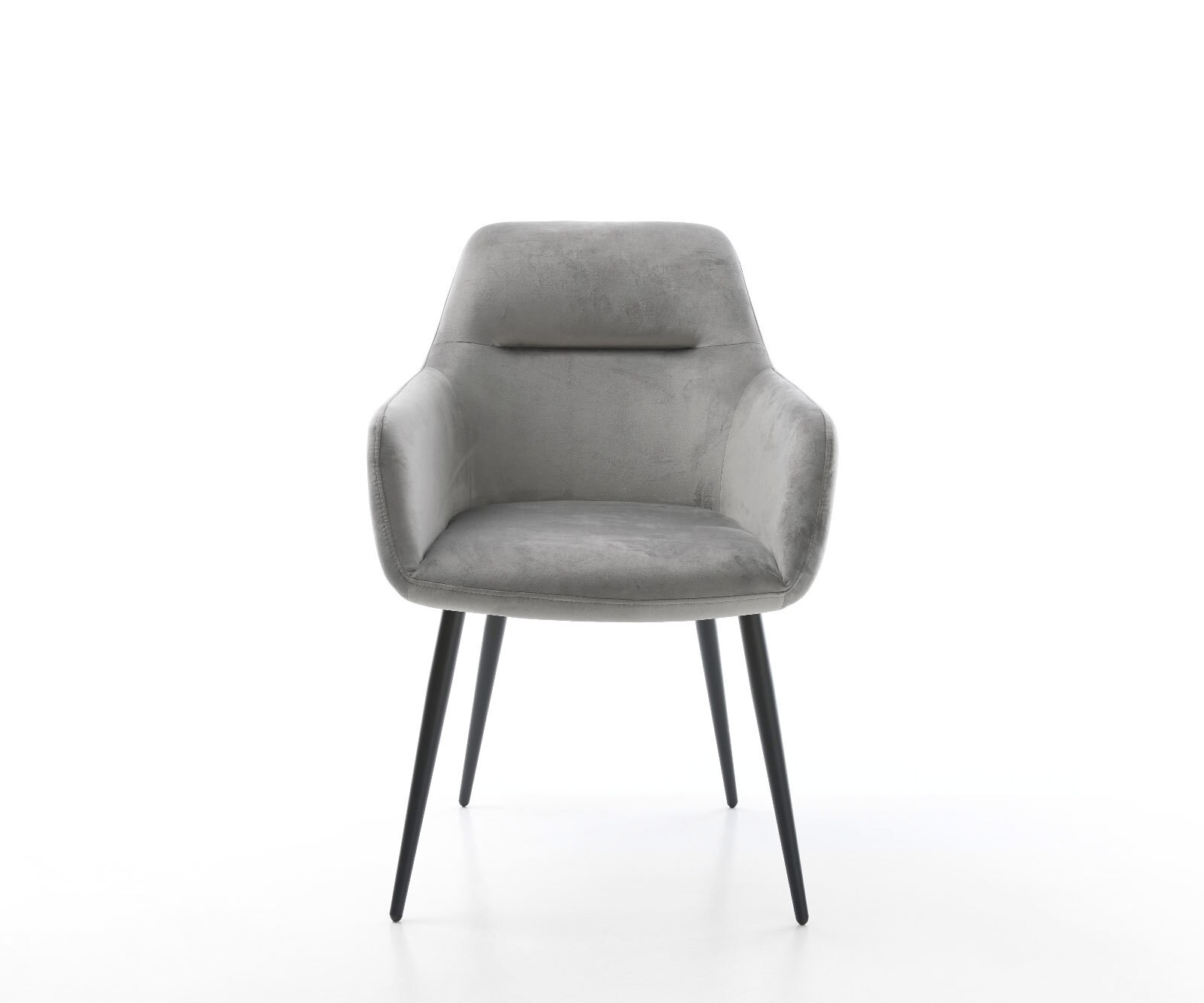 Стол Сив Кадифе 4-крака Прави Черни Pejo-Flex 2