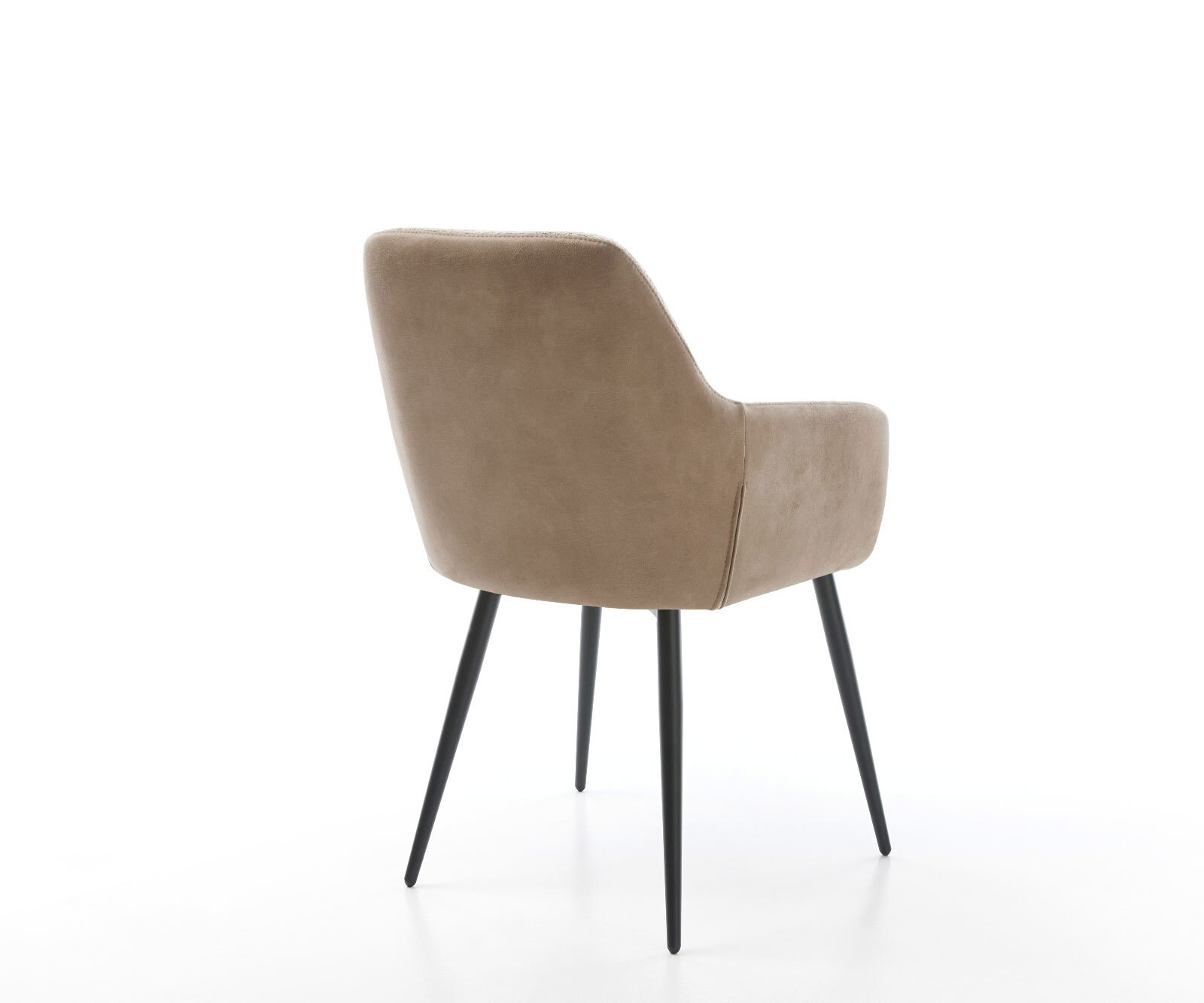 Стол за хранене Pejo-Flex материал микс кал 4-крака конусовидна черна сърцевина с джобни пружини 4