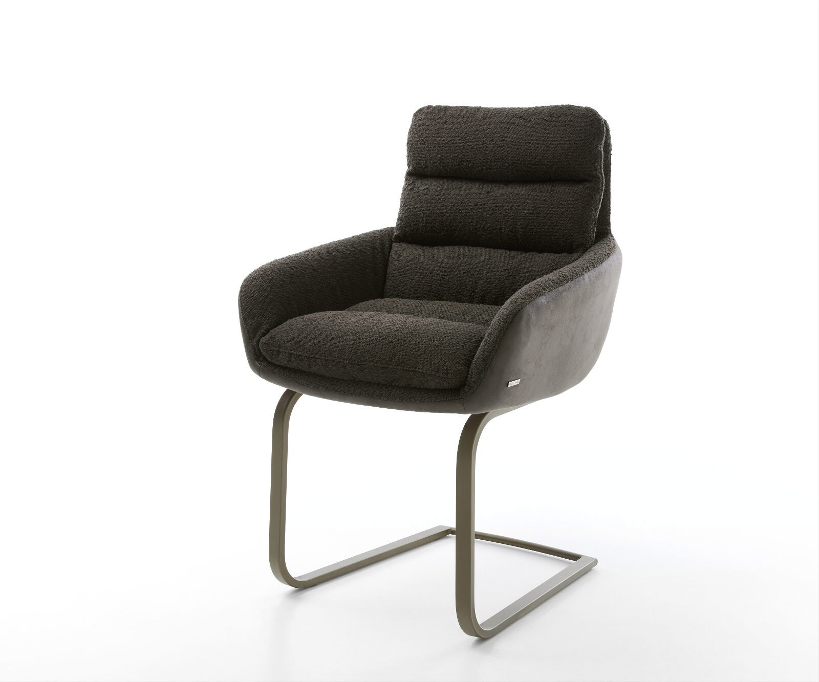 Летящ стол с подлакътници Микс от дамаски Черен Конзолен крак плосък  Титан Abelia-Flex Летящ стол с подлакътници Микс от дамаски Черен Конзолен крак плосък  Титан Abelia-Flex