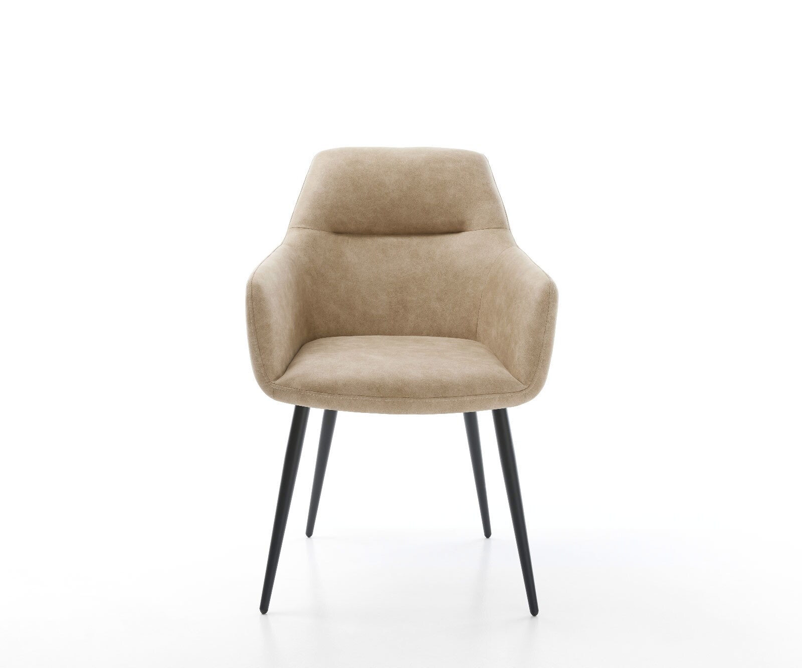 Стол Бежов Винтидж 4-крака Прави Черни Pejo-Flex 2