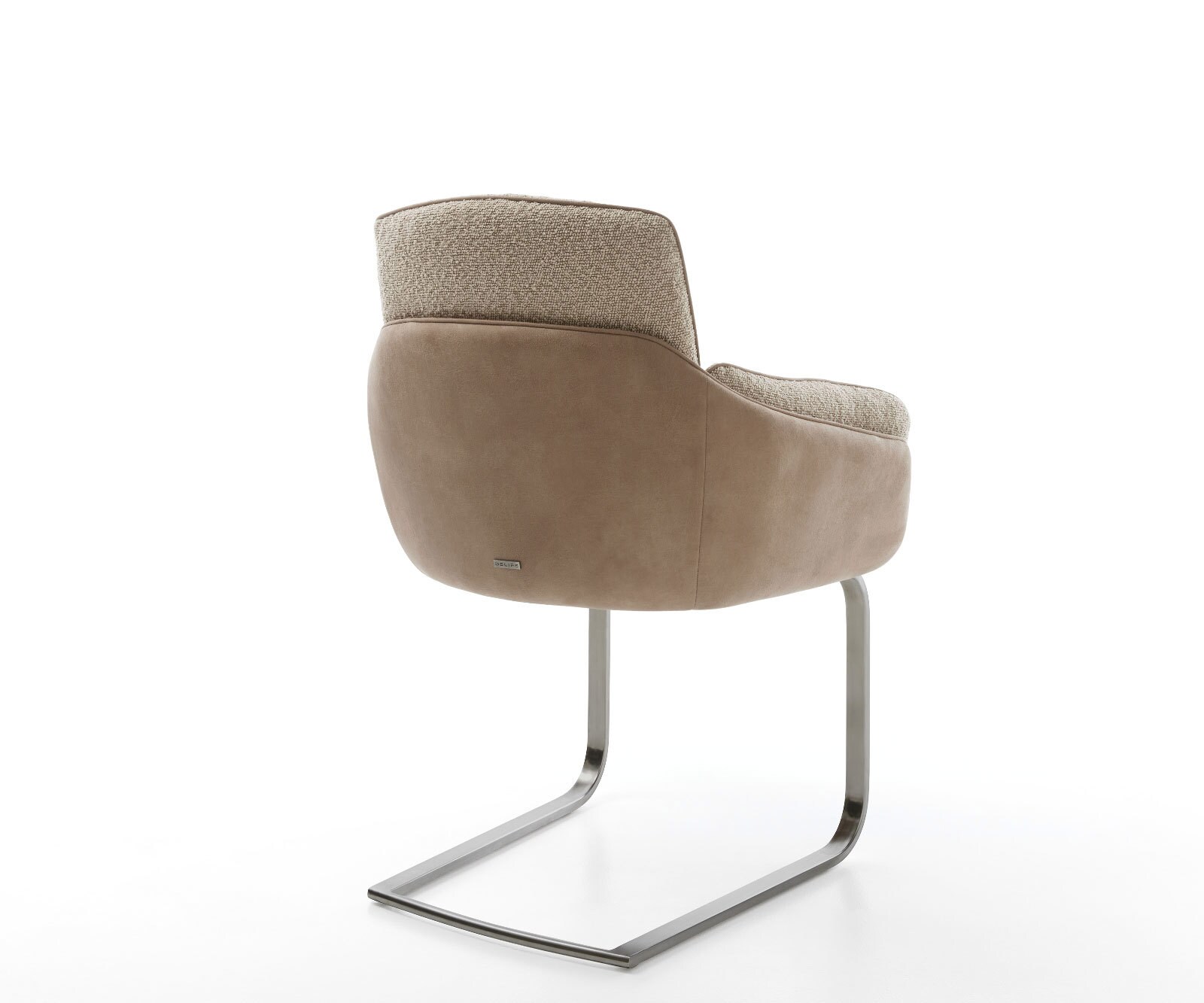 Luan-Flex конзолен стол с подлакътници материал микс кал плосък конзолен стол графит 4