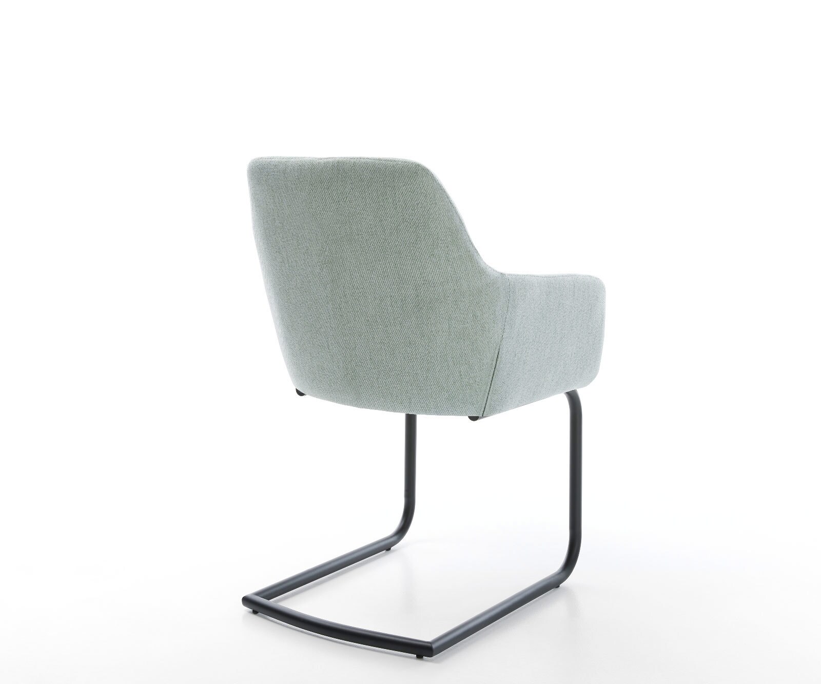 Люлеещ стол Ивици Мента Конзолен крак кръгъл Черен Pejo-Flex 4