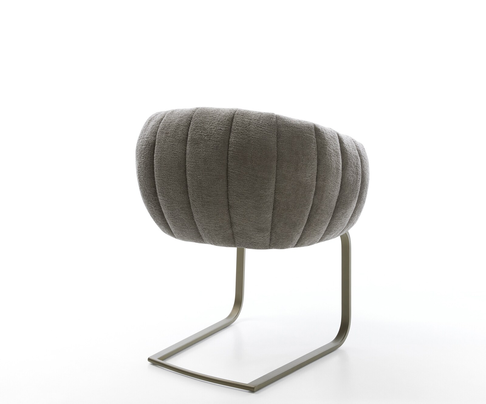 Стол с конзола Jada-Flex Bouclé Soft Mud Стол с конзола с плосък ефект Titanium pocket spring core 4