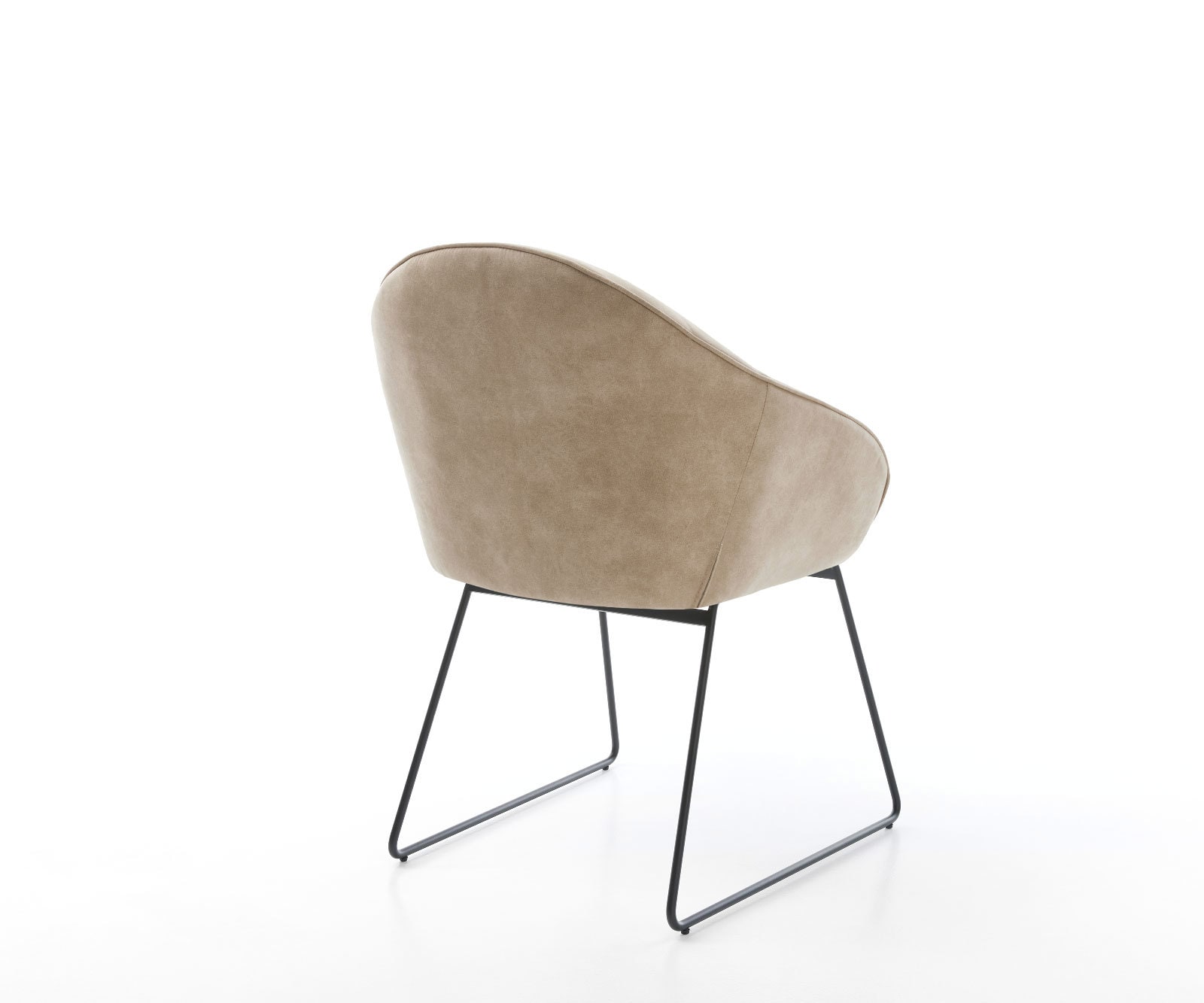 Кресло Бежов Винтидж Извити крака Черни Gaio-Flex 4 Кресло Бежов Винтидж Извити крака Черни Gaio-Flex 4