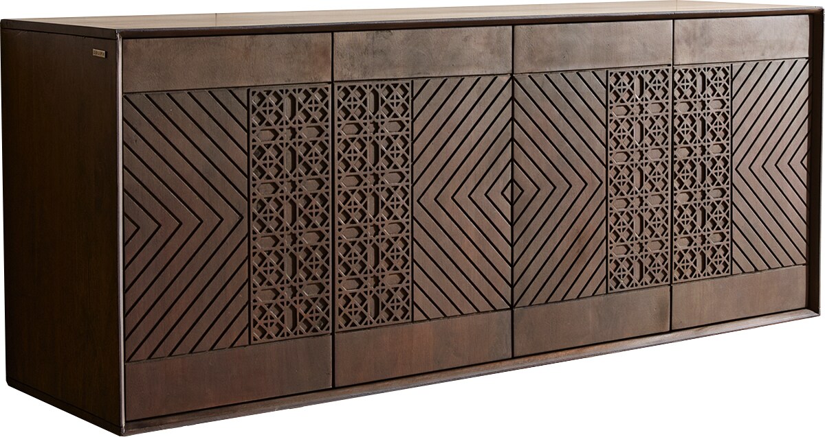 Sideboard Manjula Mango Braun 4 Türen 