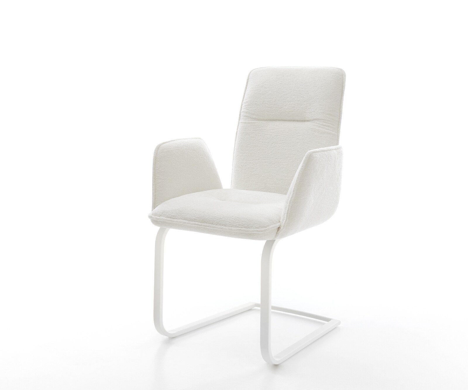 Конзолен стол Vinja-Flex Bouclé Soft Beige Конзолен стол flat White