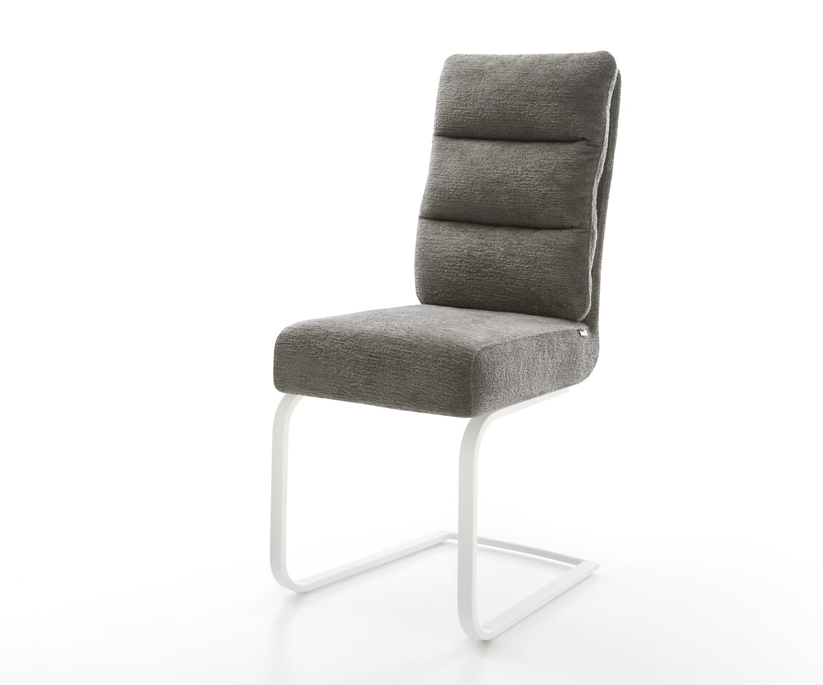 Стол с конзола Pela-Flex Bouclé Soft Mud Стол с конзола плоско бяло Ядро от джобни пружини