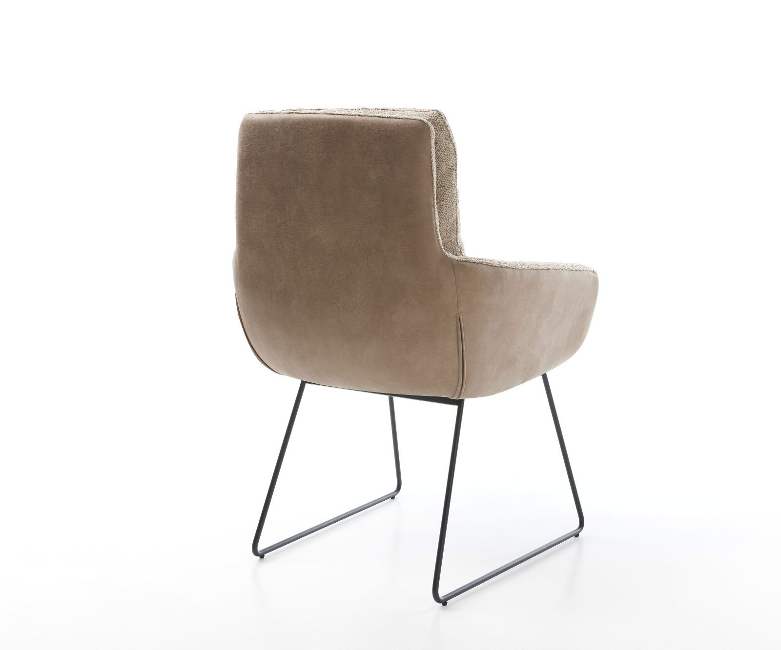 Трапезен стол Abelia-Flex с подлакътници материал микс кал основа шейна черен 5