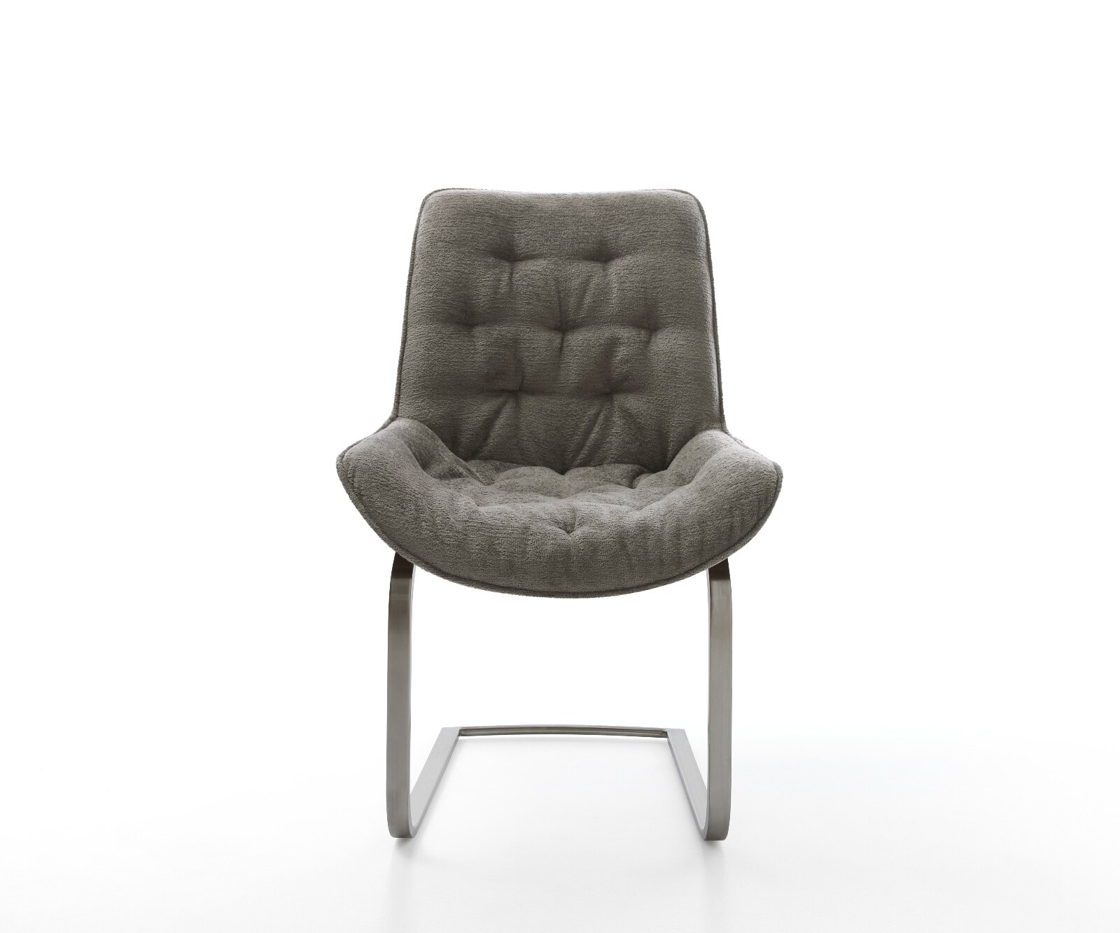 Конзолен стол Taimi-Flex Bouclé Soft Mud Конзолен стол плосък Graphite 1