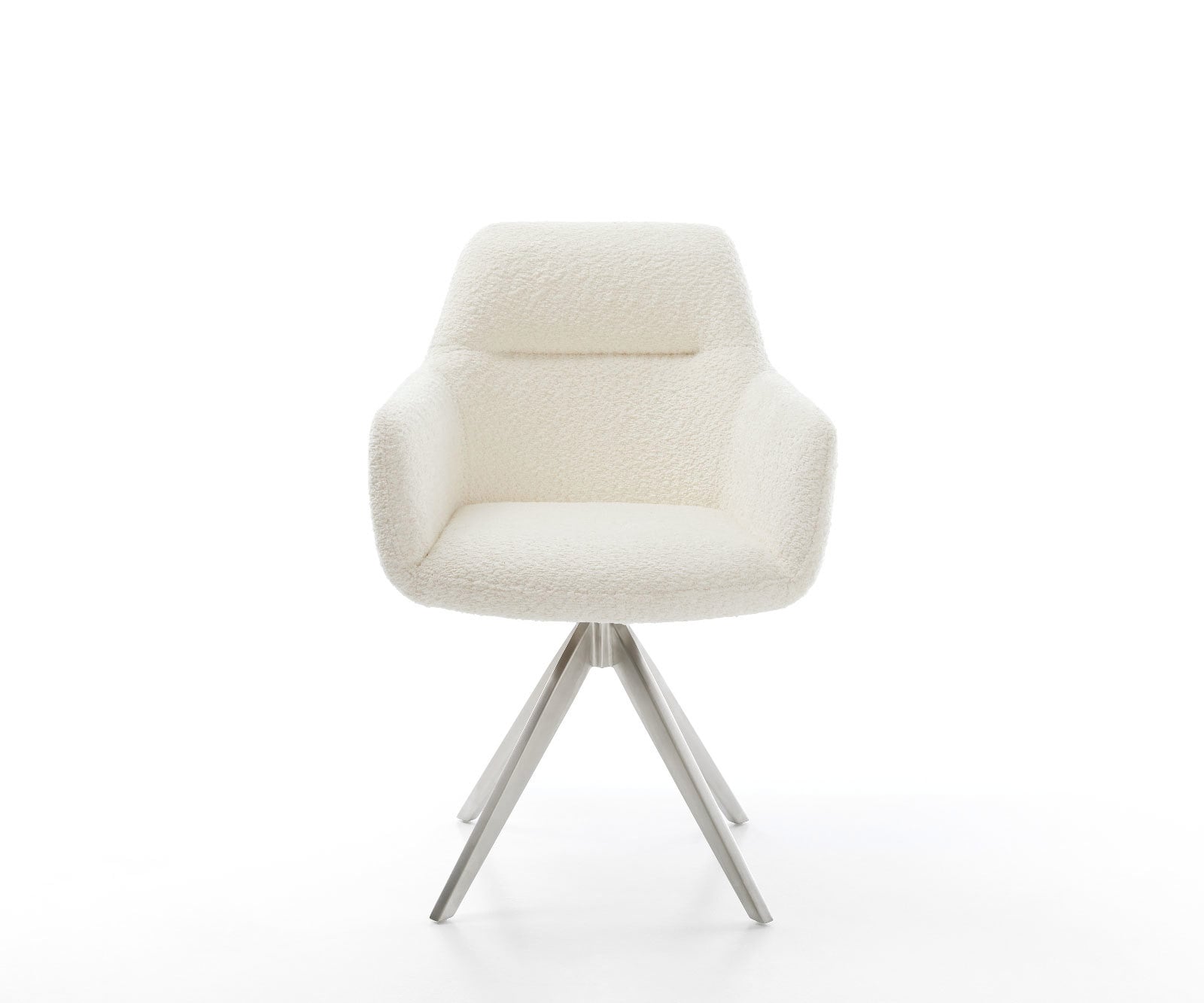 Врътящ се стол Букле Бял Конус крак  Неръждаема стомана 180° въртящ се Pejo-Flex 1 Врътящ се стол Букле Бял Конус крак  Неръждаема стомана 180° въртящ се Pejo-Flex 1