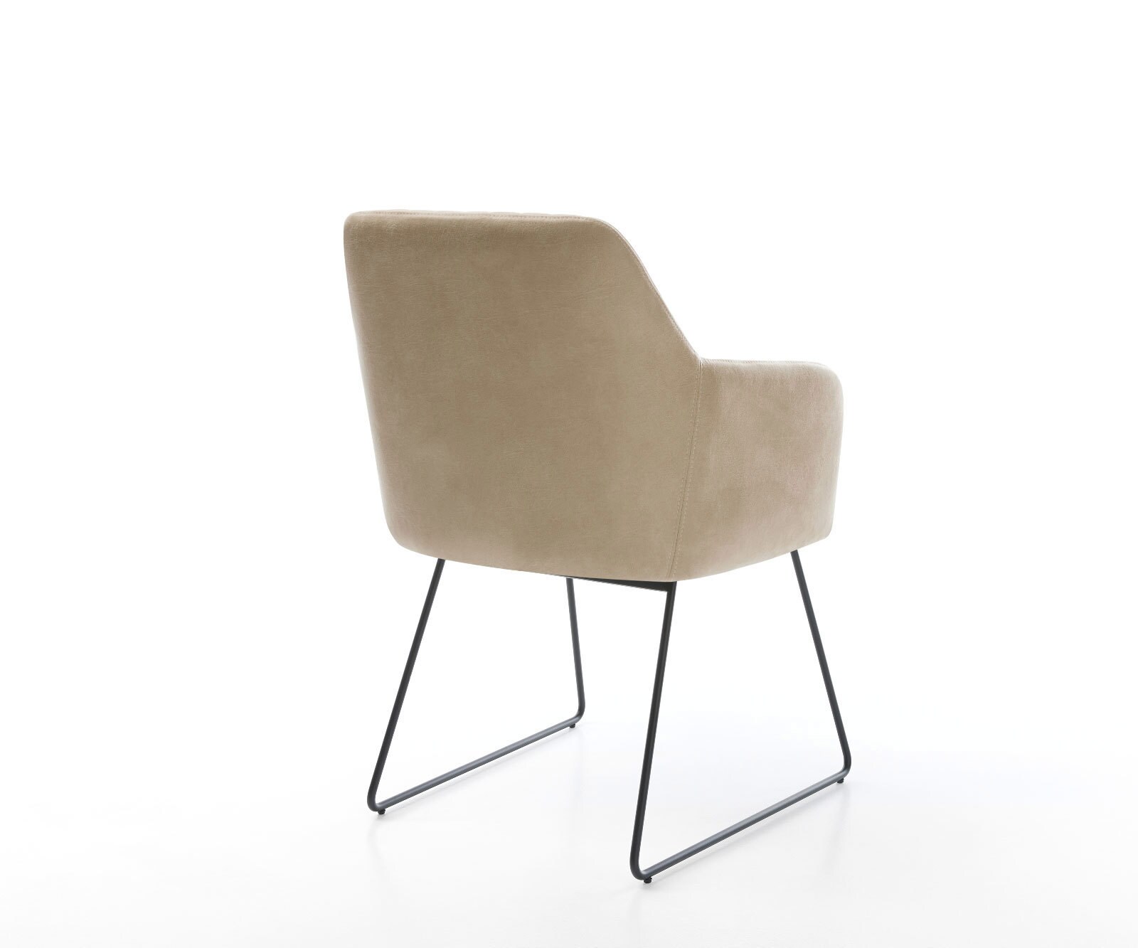 Стол Бежов Винтидж Извити крака Черни Greg-Flex 4 Стол Бежов Винтидж Извити крака Черни Greg-Flex 4